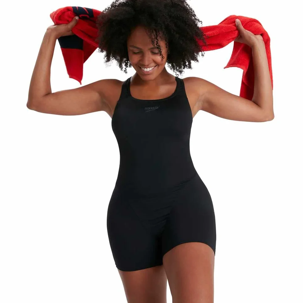Speedo Donna Costume da bagno con gambe lunghe Eco Endurance+, Resistenza al cloro, Tessuto riciclato, Swim Fitness, Allenamento, Vacanze