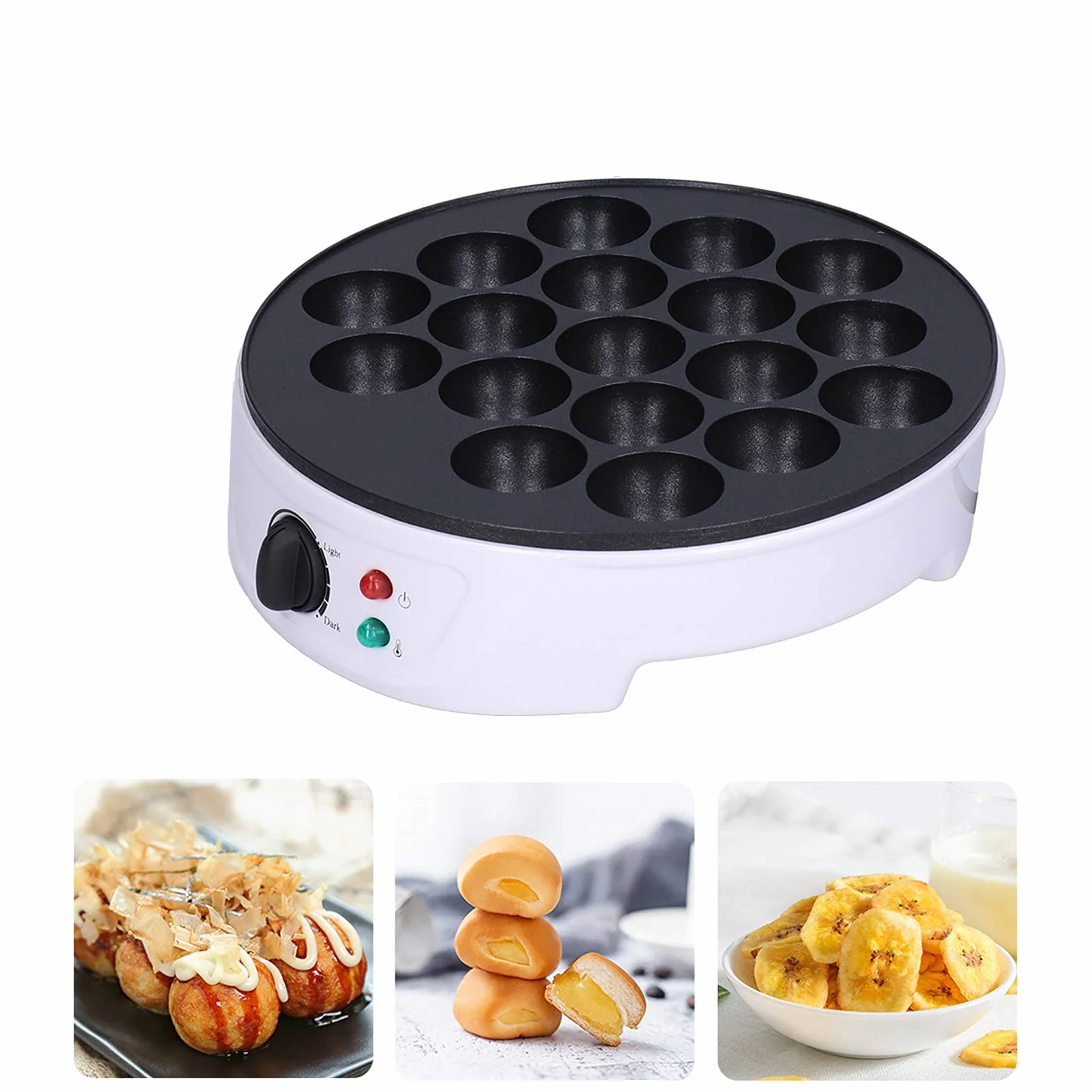 Macchina Produttore di Takoyaki Portatile 18 fori