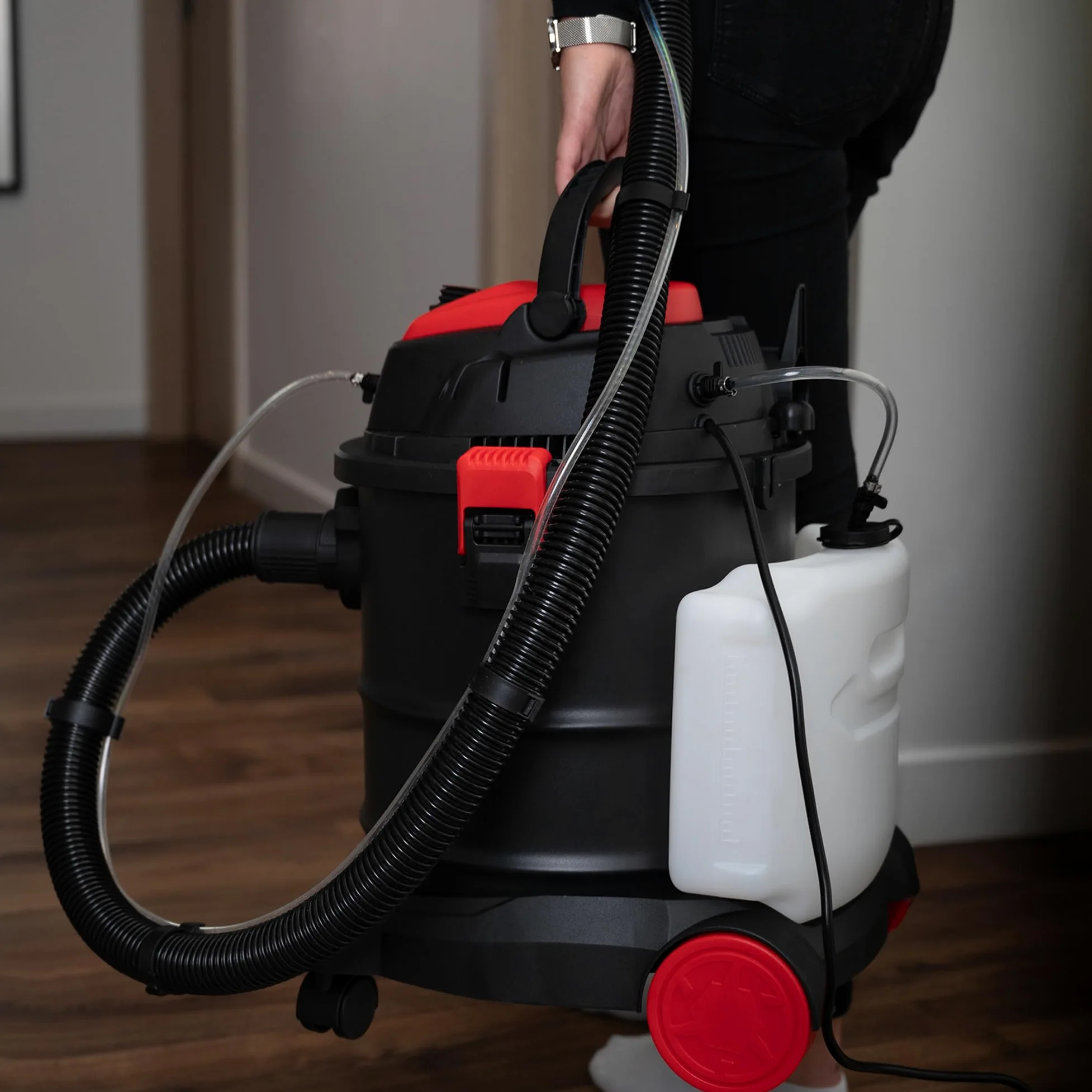 LEHMANN Ultrawash Aspirapolvere per Lavaggio 4 in 1 | Aspirapolvere per tappeti e mobili imbottiti | Aspirapolvere senza sacchetto con serbatoio da 20 litri | Molti accessori inclusi