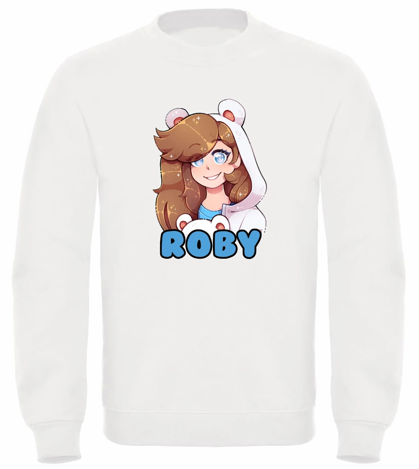 Felpa Girocollo di Roby - Unisex Bambino Bambina Ragazza v2