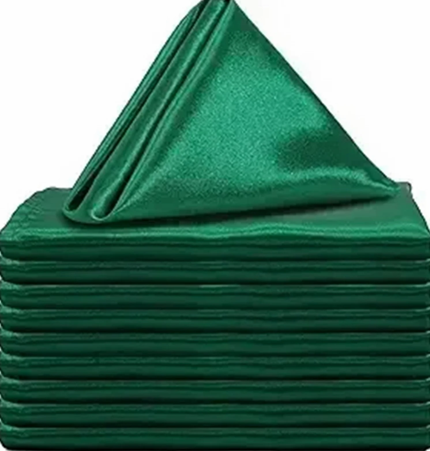 Kitchen Tovaglioli Stoffa 60 Pack 30X30cm Wine Red Satin Table Napkins Soft Smooth Cloth Silky For Restaurant Party Decoration