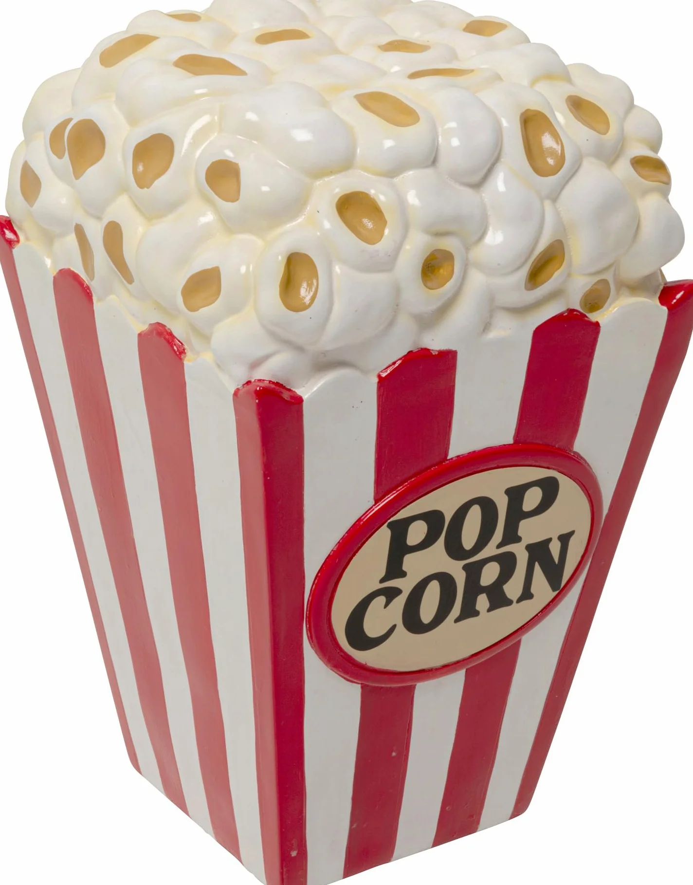 Kare Design Pouf Popcorn, 30x30 cm (H 47 cm), in polyresina dipinta a mano, look giocoso e moderno, soggiorno, cameretta, portata max 110 kg