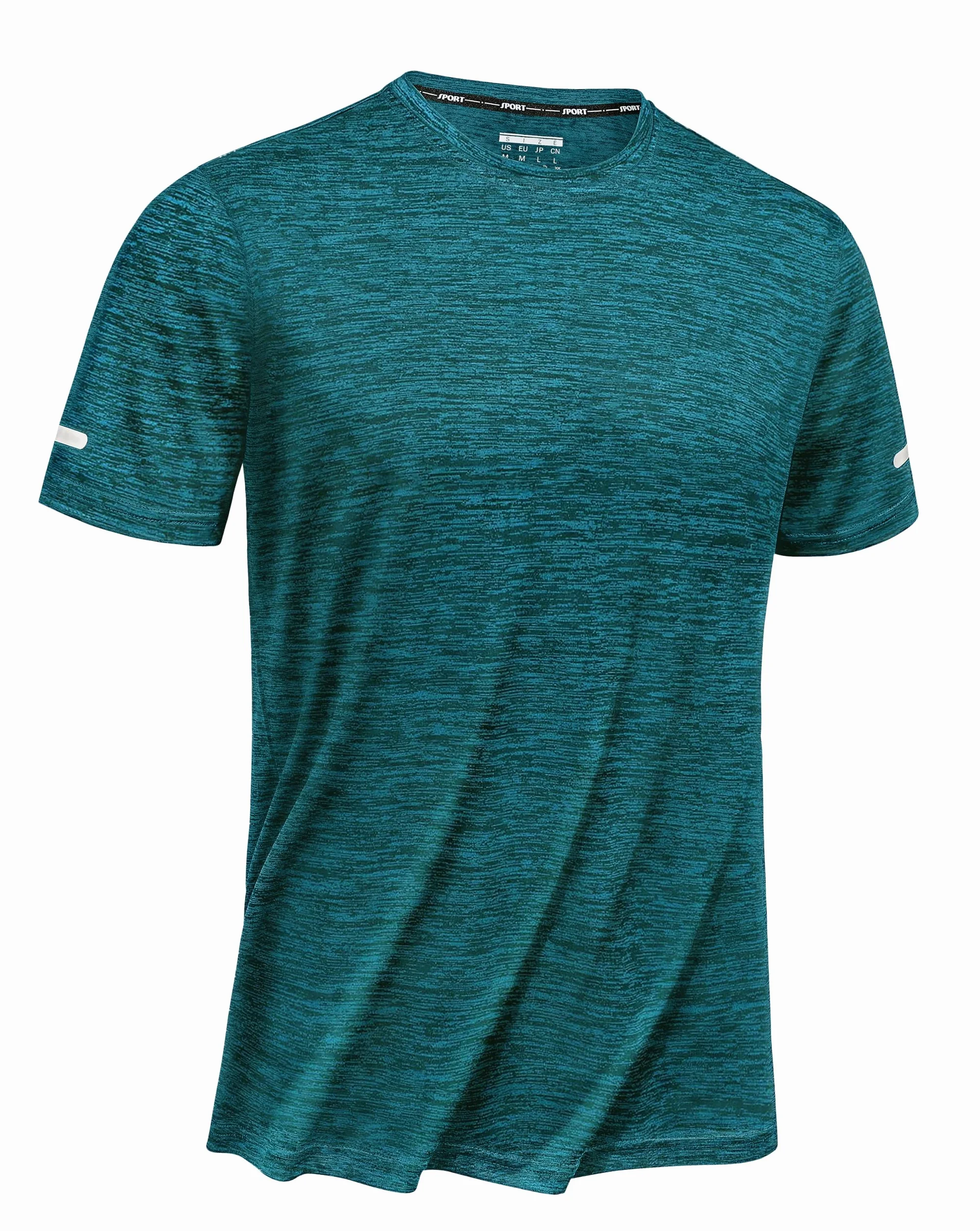 TACVASEN Maglia Uomo Manica Corta T Shirt Tecnica Estive Running Palestra Traspirante