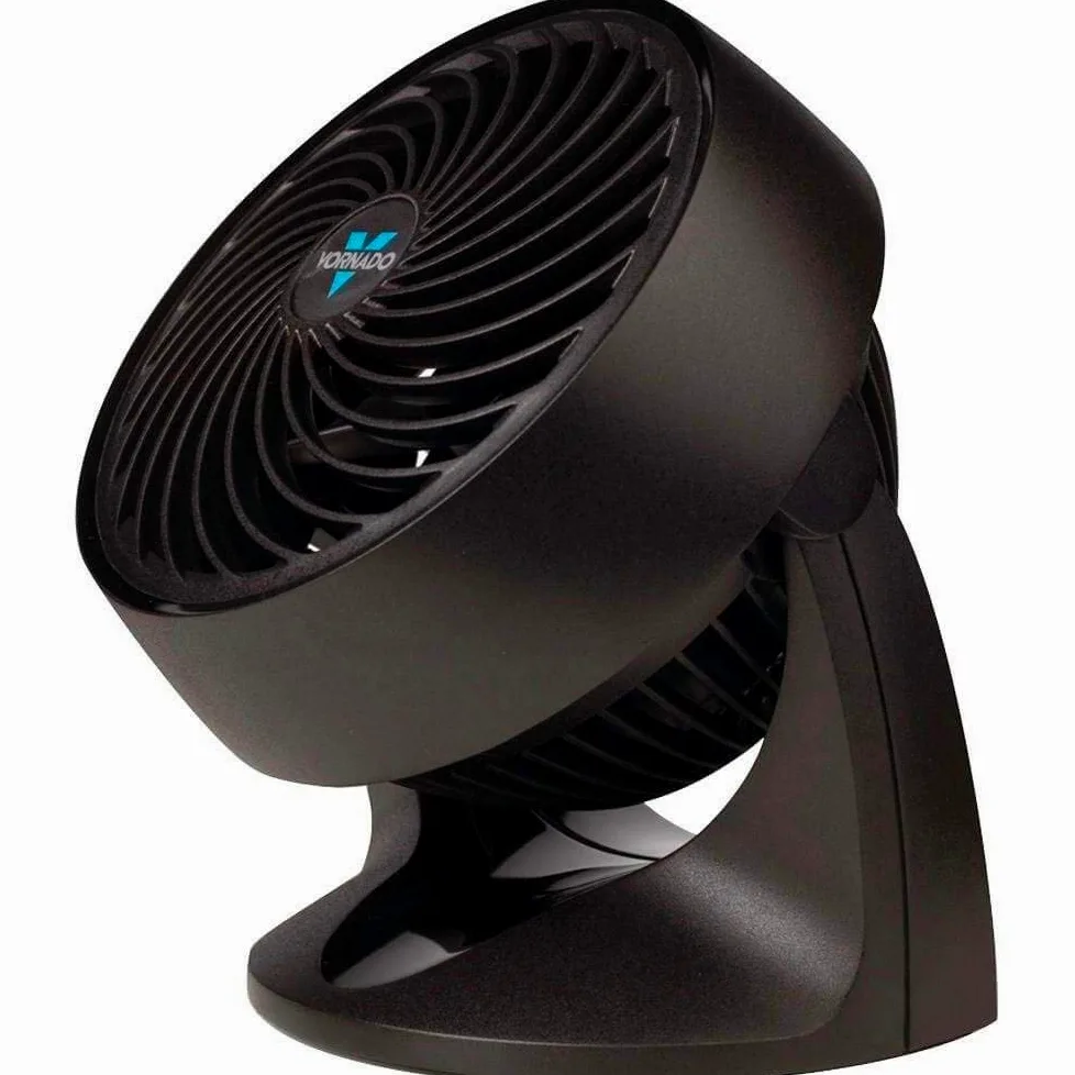VORNADO FANS Vortex Air Circulator Fan, Compact, Black, 9-In.