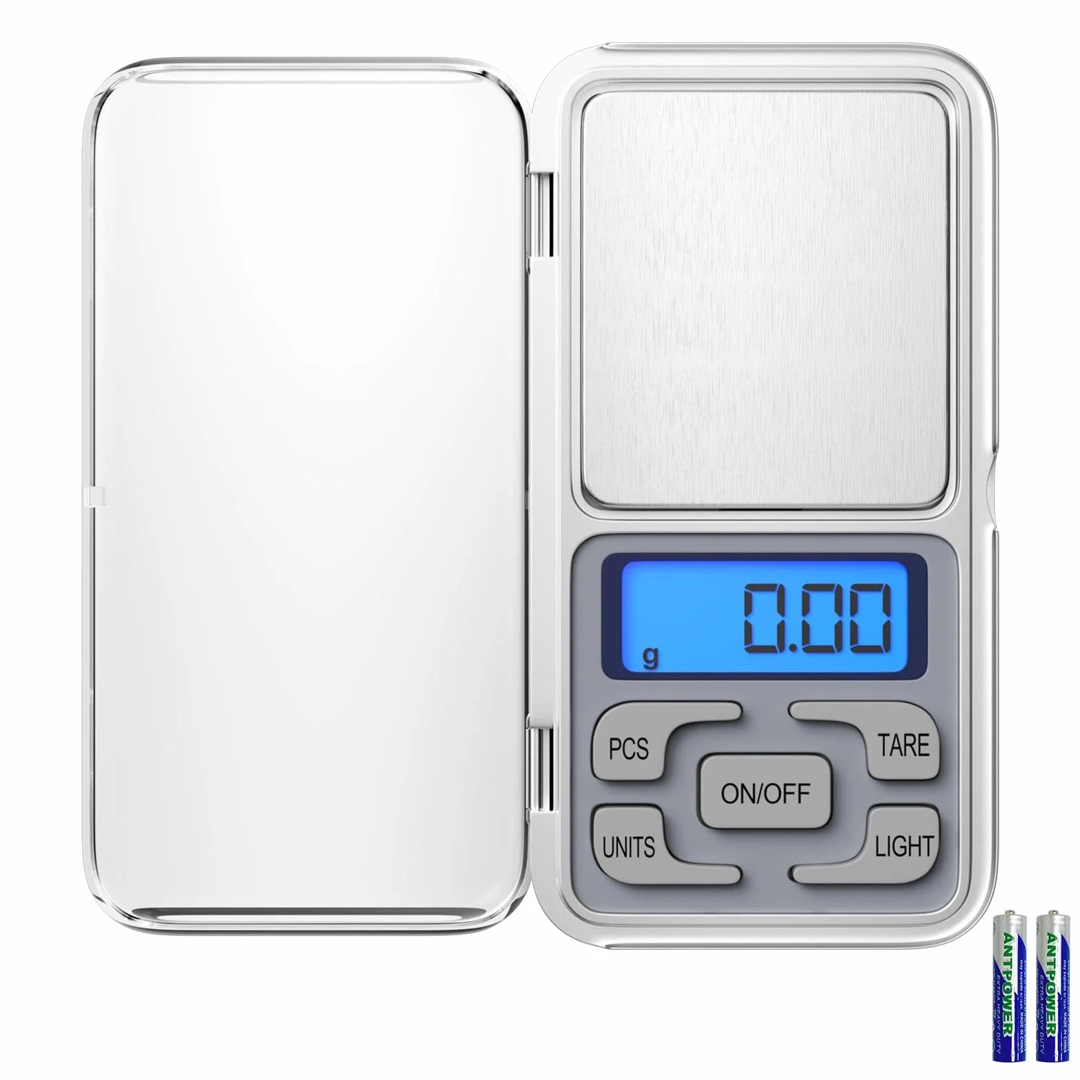 Gvolatee Bilancia da Cucina, con Display Retroilluminato a LCD e Funzione di Tara, Bilancia Elettronica, Bilancino Digitale High Precision 500g /0.01g, Bilancia di Precisione, per Casa e Cucina