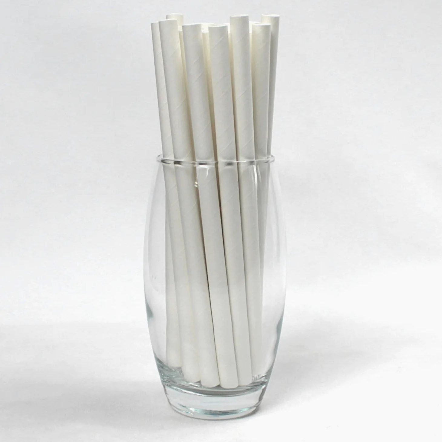 Cannucce di carta bianca (8 mm x 200 mm), confezionate singolarmente per la protezione, confezione da 800, ecologiche, altamente durevoli, adatte a tutte le occasioni