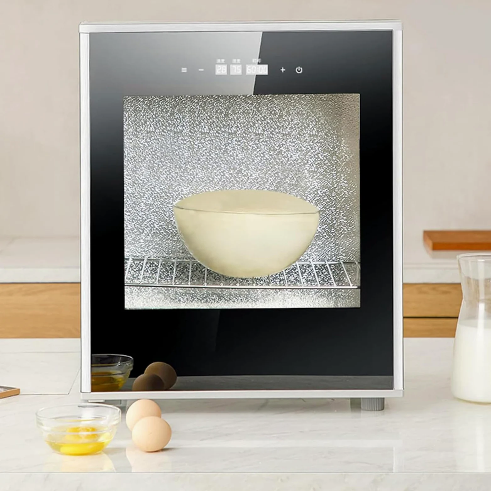 Scatola per Lievitazione del Pane 40 L 260W | Lievitatore Elettrico con Controllo umidità | per Lievito Madre, Pizza & Yogurt | Temperatura Regolabile 20-50℃ | Ideale per Casa