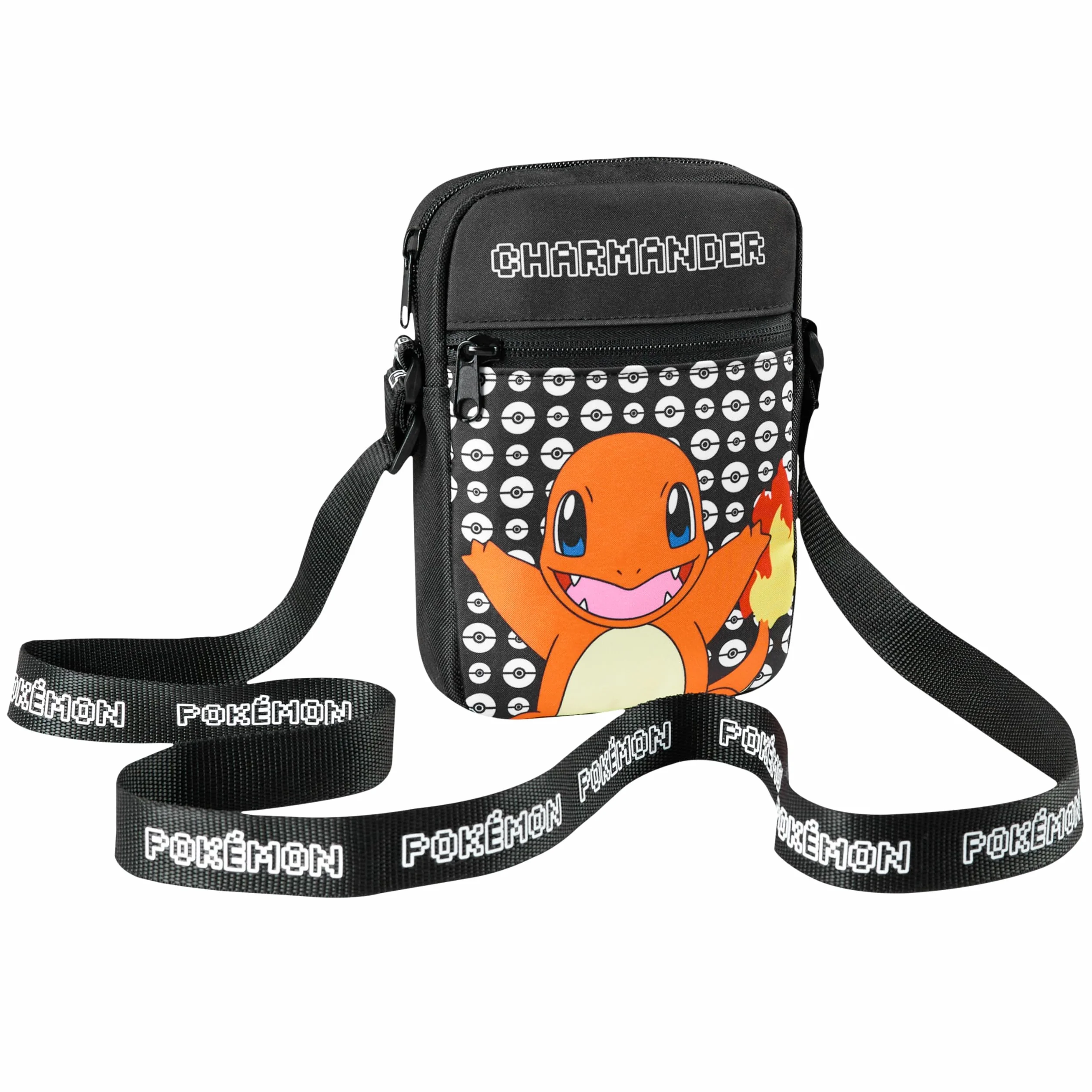 Pokémon Borse a Tracolla per Bambini, Borsetta a Tracolla con Tasche, Borsello Versatile Scuola Viaggio Unisex Bambini Pikachu Gadget