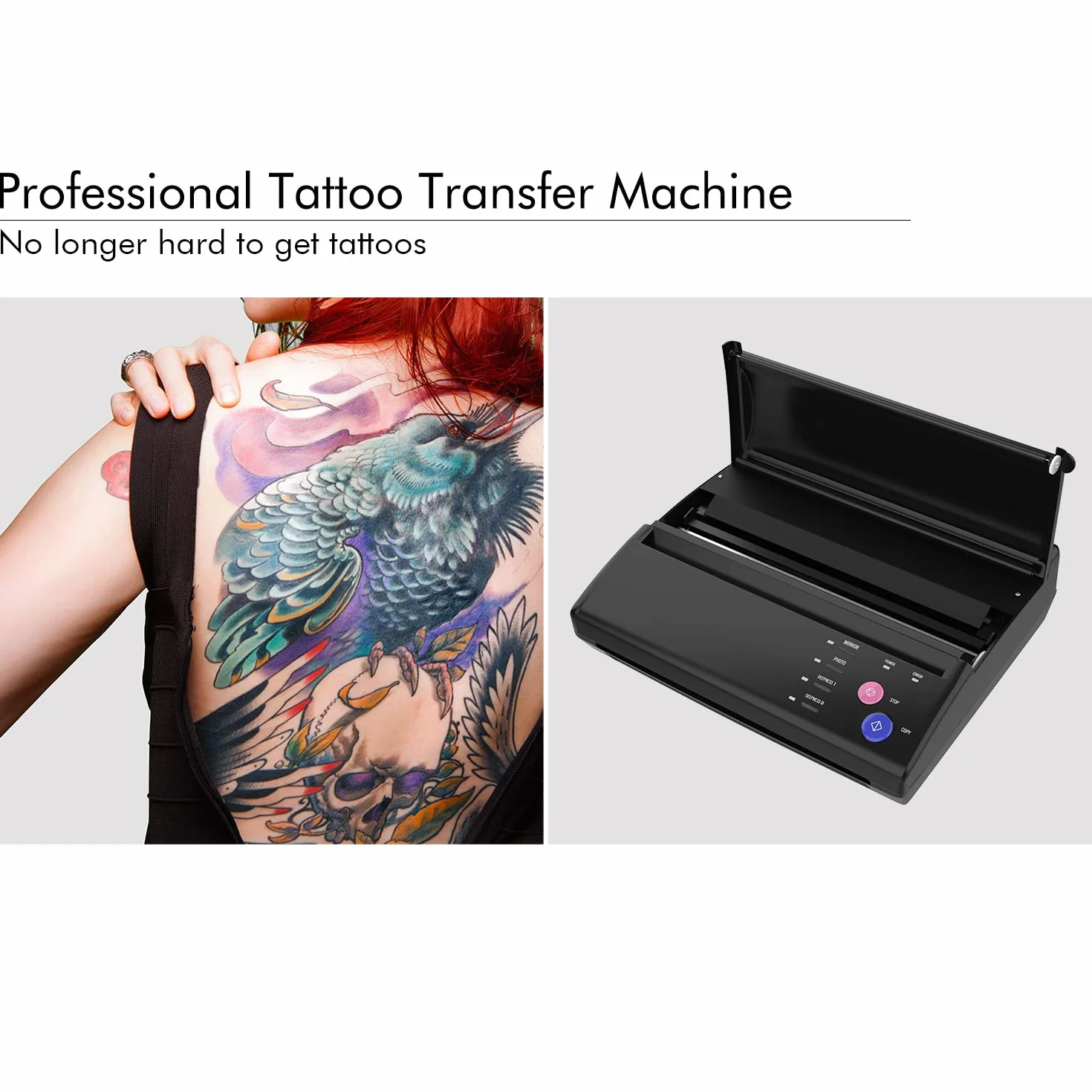 BIOMASER Maszyna do transferu tatuażu kopiarka termiczna