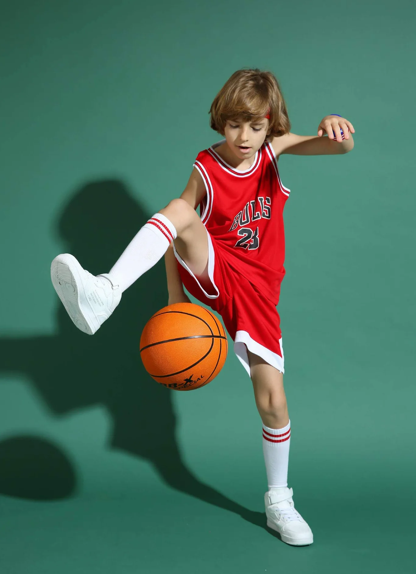 Completo da Basket Bambino 2 Pezzi - Maglietta e Pantaloncini 3-15 Anni