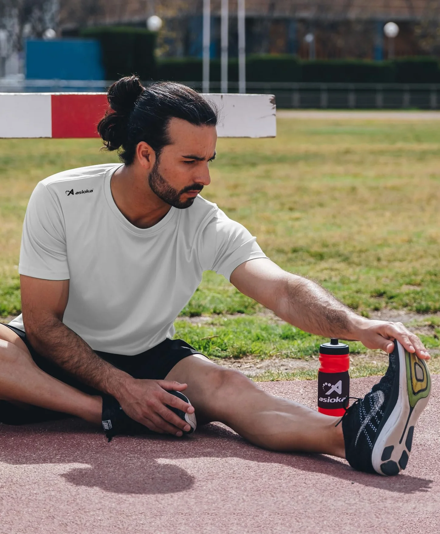 Maglietta Sportiva Unisex a Maniche Corte in Rete Traspirante Asciugatura Rapida per Palestra e Fitness