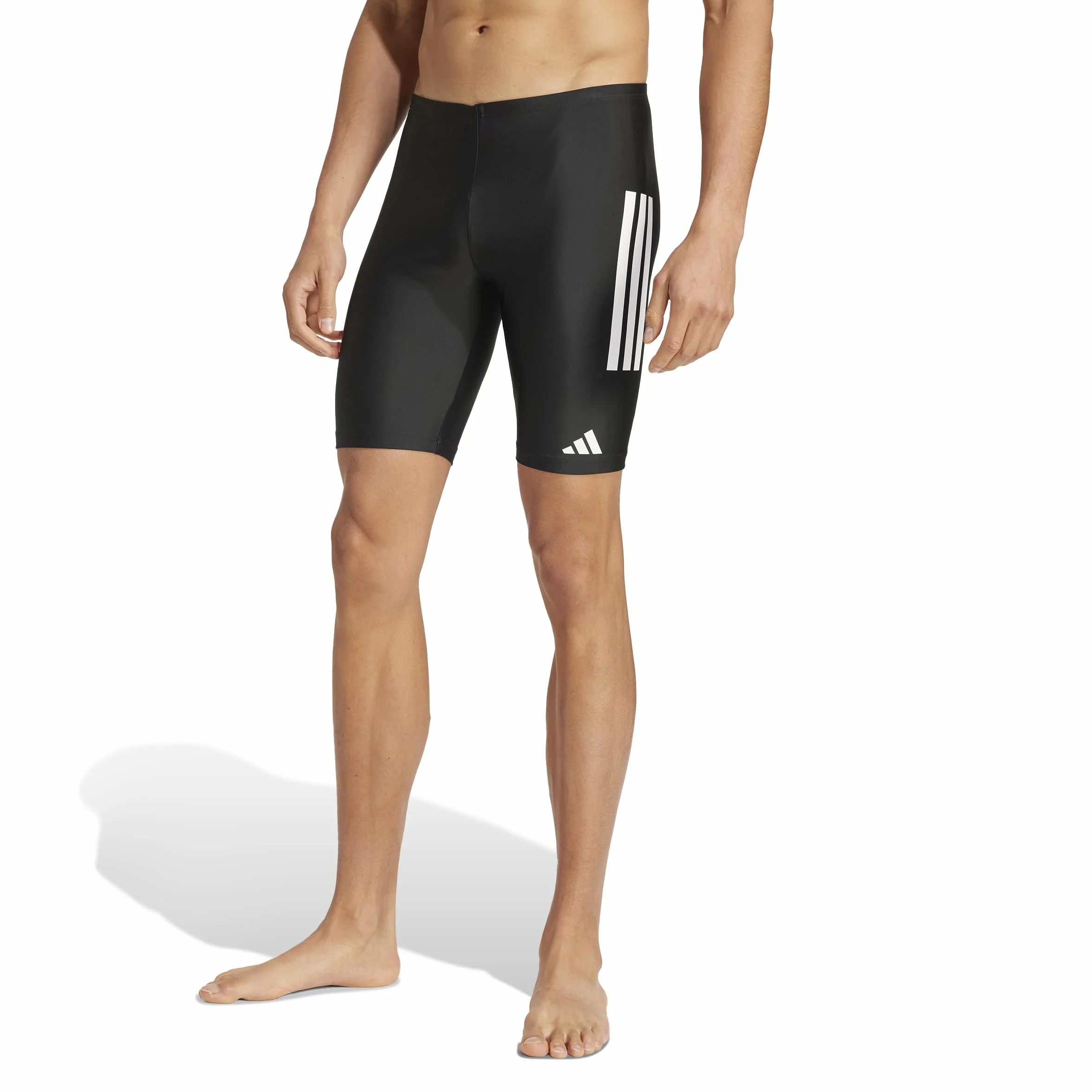 Adidas Uomo 3 Stripes Swim Jammers 8 inch