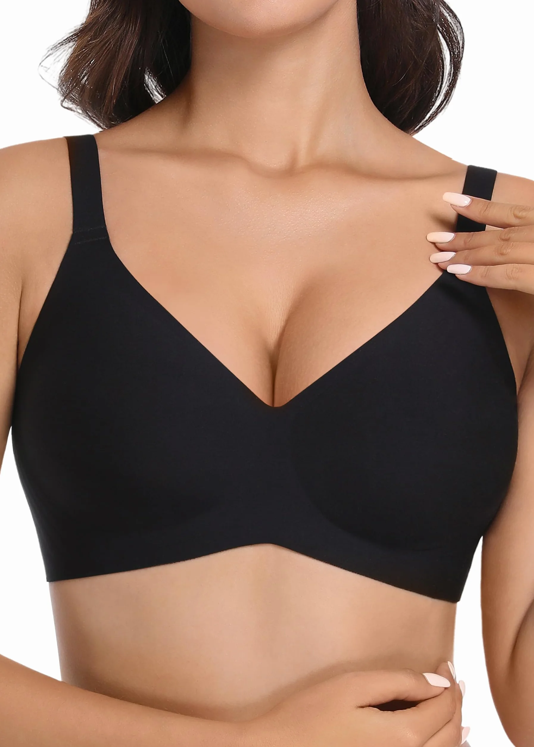 Reggiseno Senza Fili Push-up Bralette Senza Cuciture Comfort