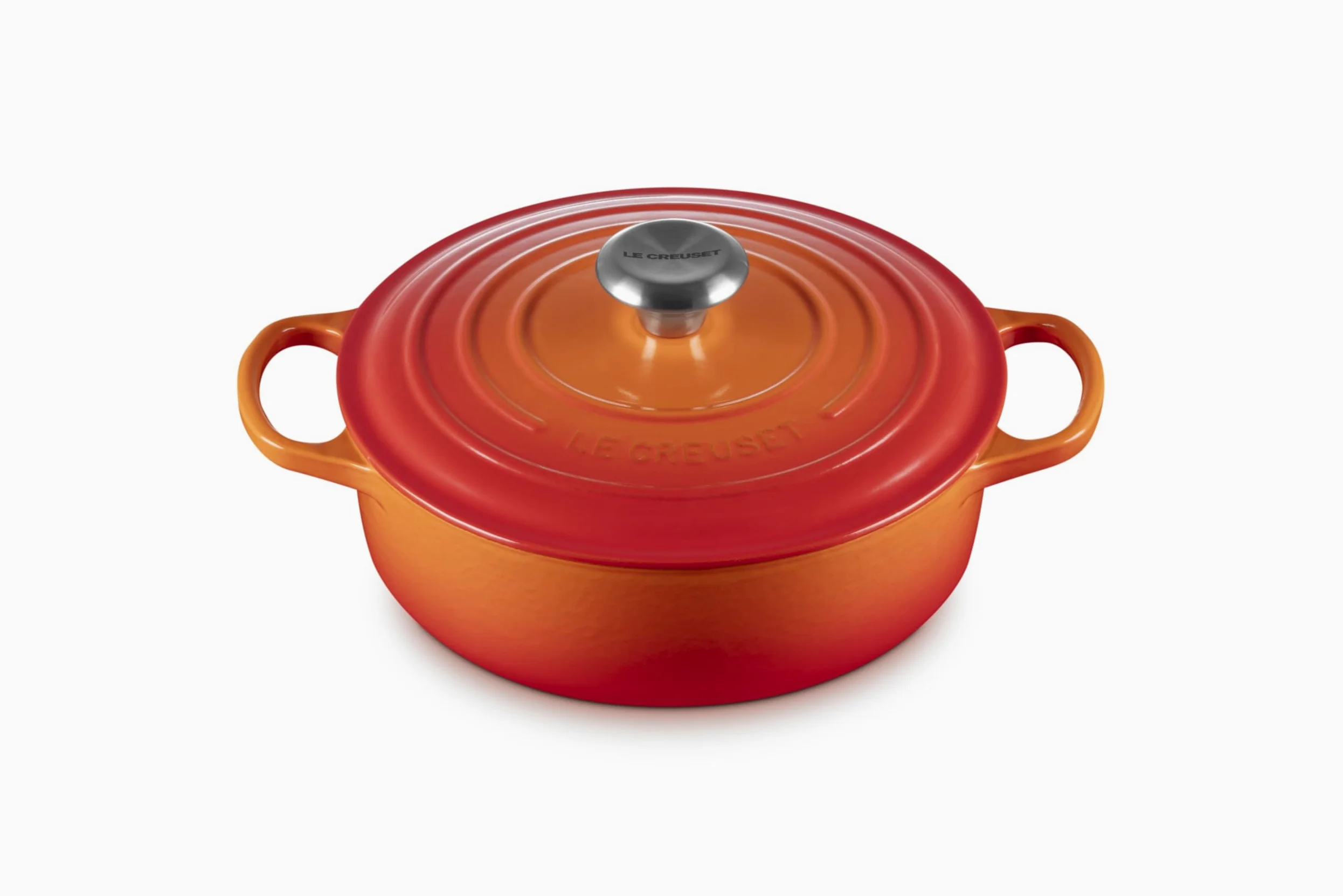 Le Creuset Tegame risotto Evolution in ghisa vetrificata, diameter 30 cm, Arancio, 21179300902430