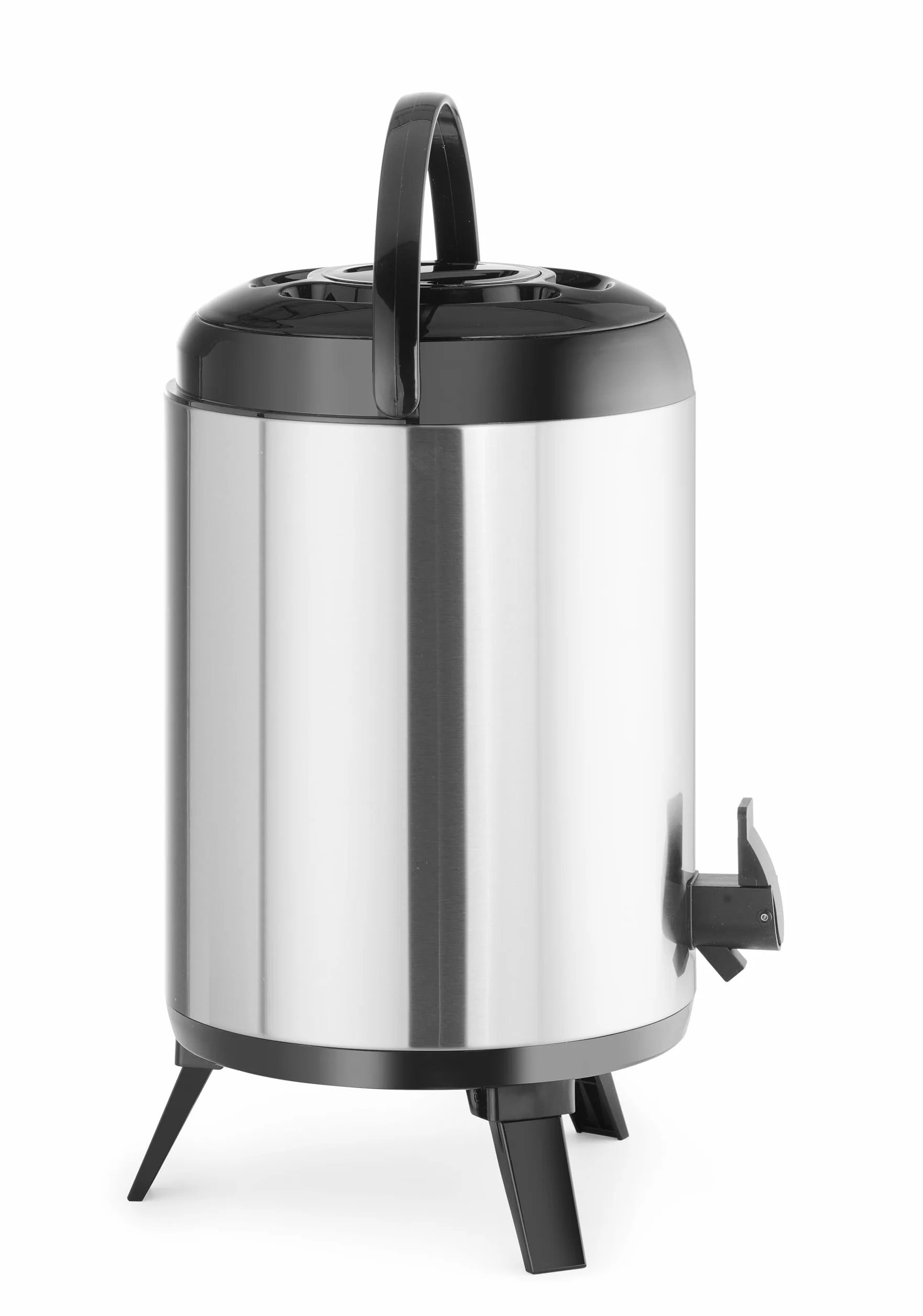 HENDI Distributore acqua calda e fredda portatile, 9L, acciaio inox, -10° a 100°C, ø226x350mm