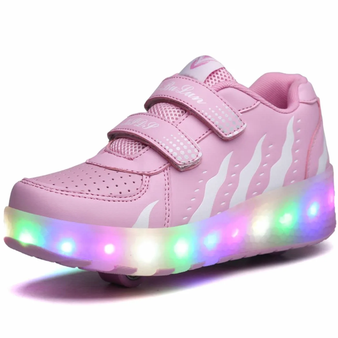 HUSKSWARE Scarpe 2 in 1 con Ruote per Bambini Ragazza Ragazzo Sneakers Skateboard