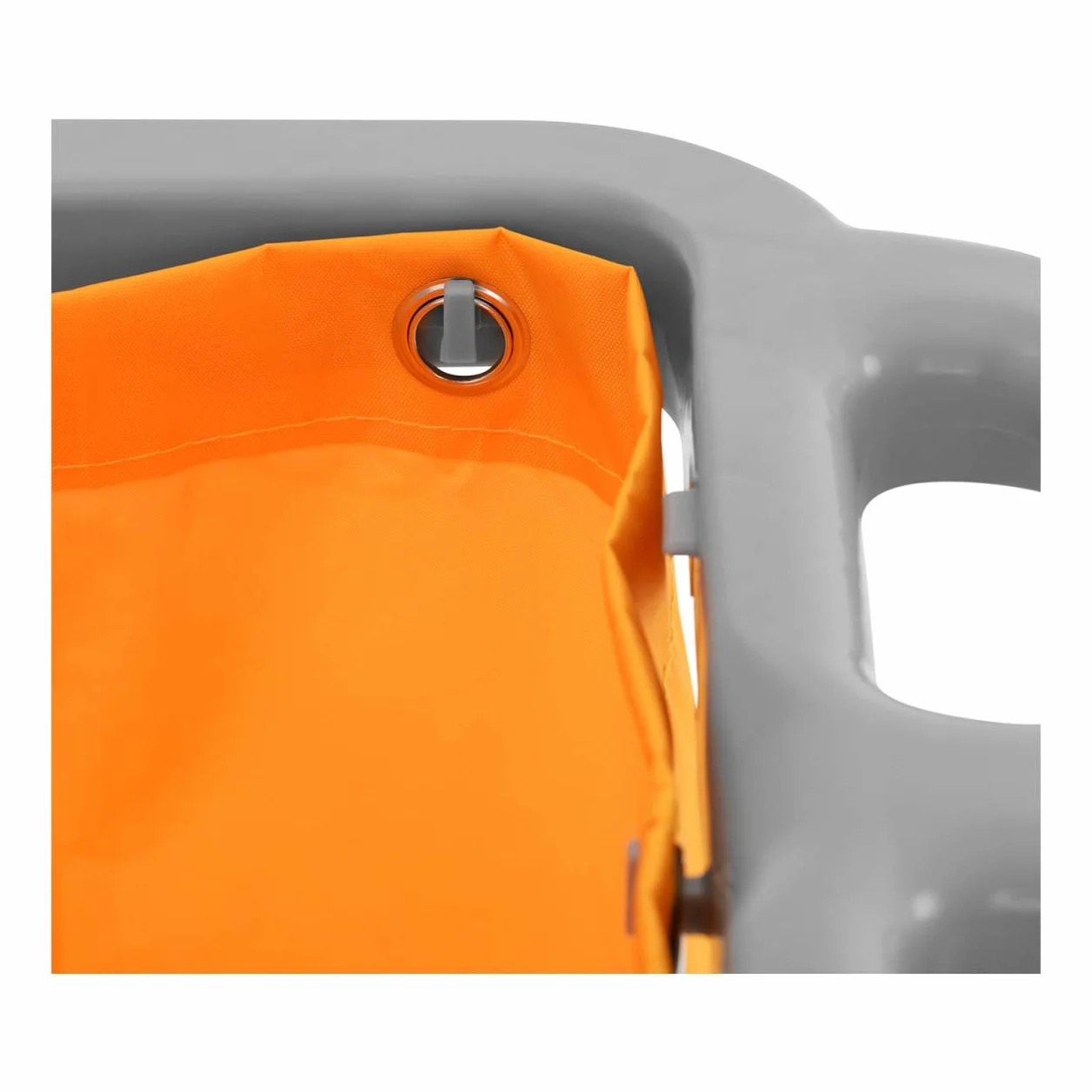 Carrello Multiuso Per Pulizie Con Sacco Biancheria Copertura Con Ruote UNICLEAN 13 (Plastica, Giallo)
