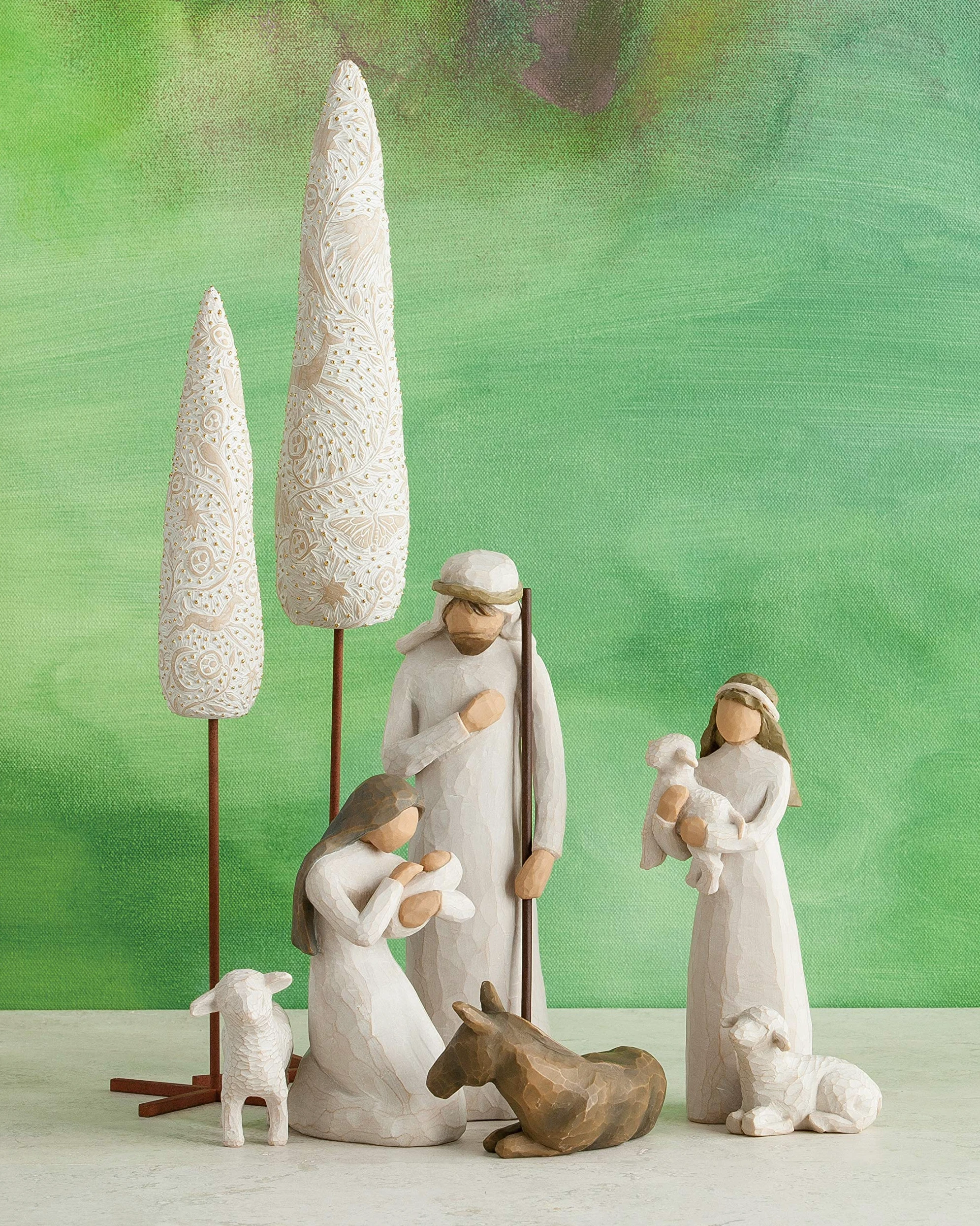 Willow Tree Figurine Natività, Resina, Design di Susan Lordi