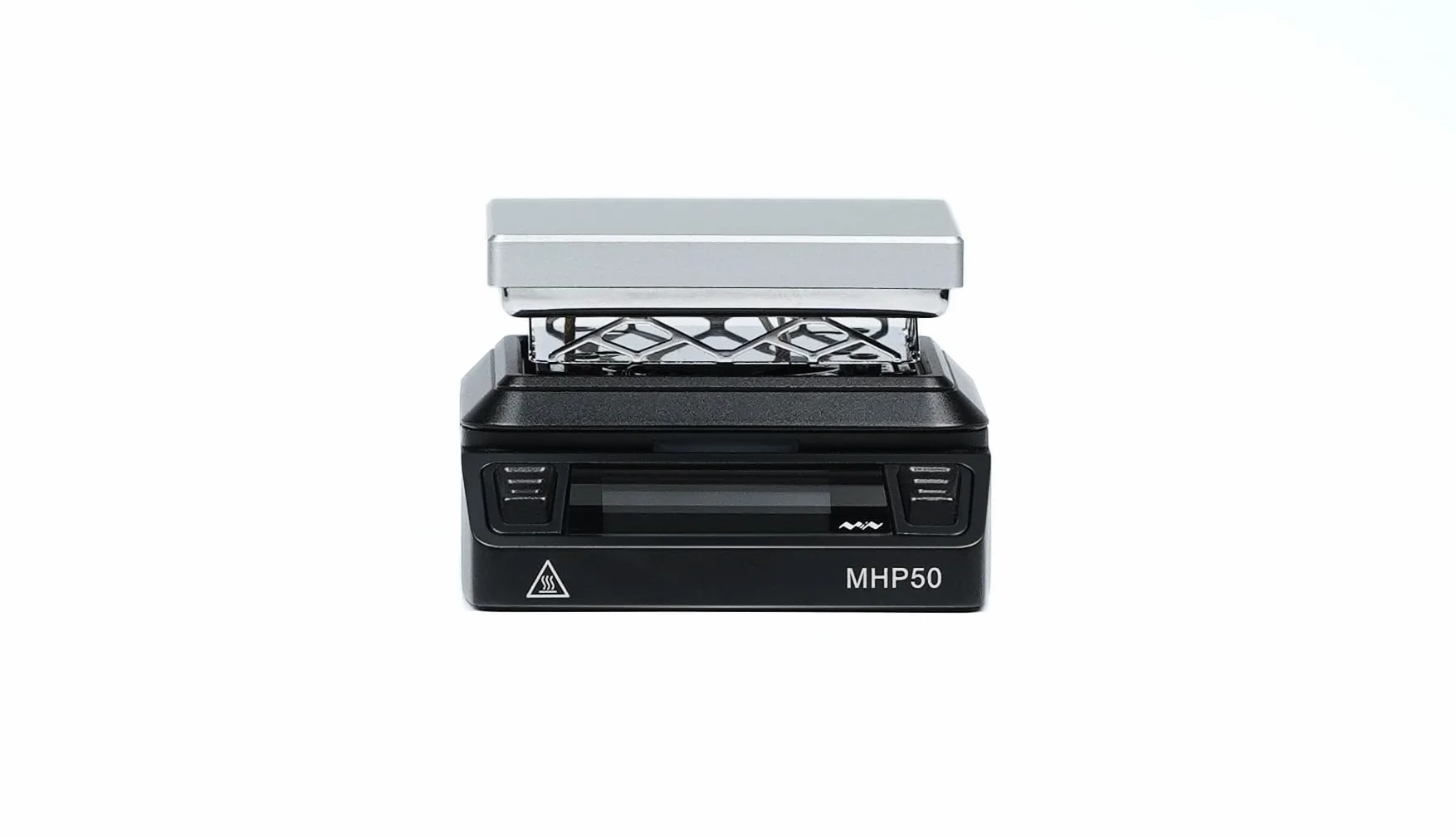 MINIWARE MHP50 - Preheater per piastra calda (alluminio con superficie anodizzata), 150 W, 50 x 50 mm, mini smart temperatura costante 100 – 350 °C