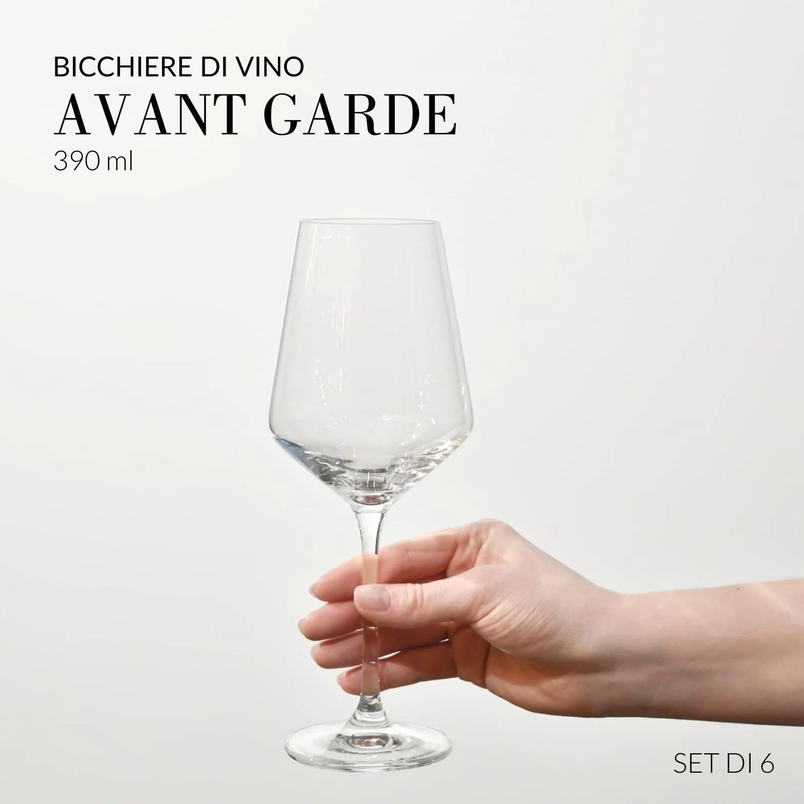 Krosno Bicchieri da vino bianco grandi Set di 6 450 ML Cristallo senza piombo Lavabili in lavastoviglie