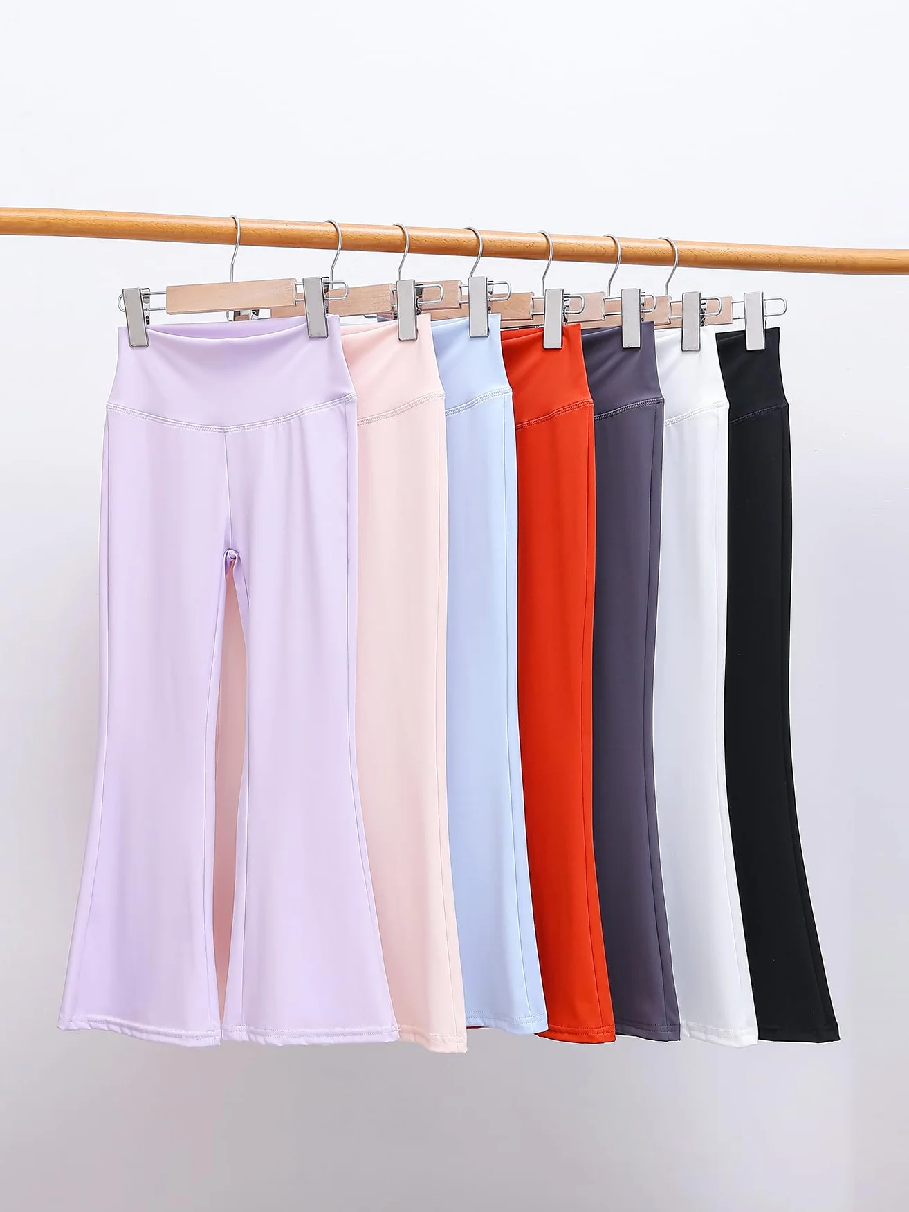 Leggings svasati a vita alta per ragazze, per danza, yoga, atletica, pantaloni per bambini da 5 a 16 anni