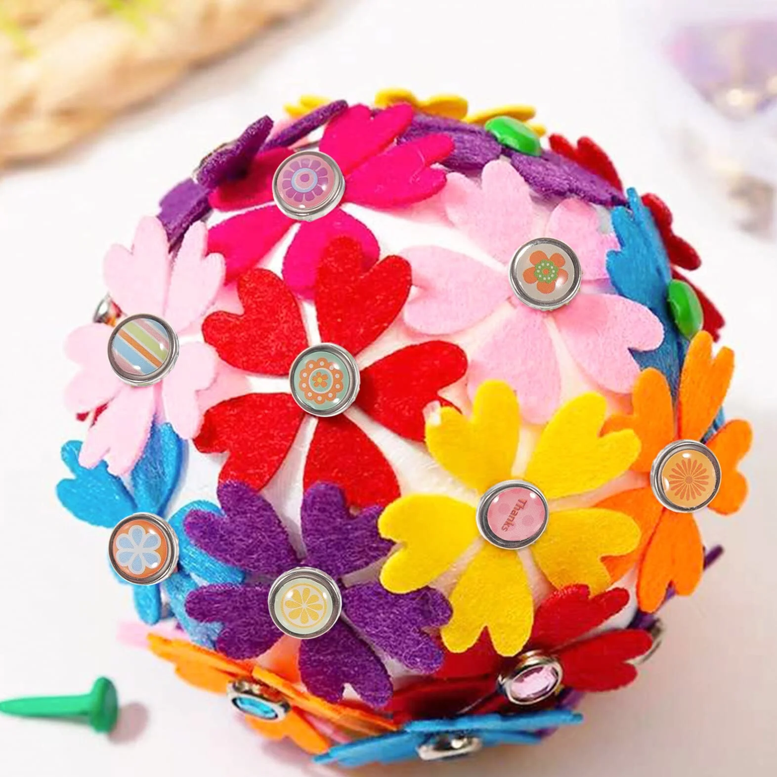 100pezzi Mini Brads Colorati Pastello per Scrapbooking E Artigianato Fermacampioni Rotondi per Fai da Te E Decorazioni