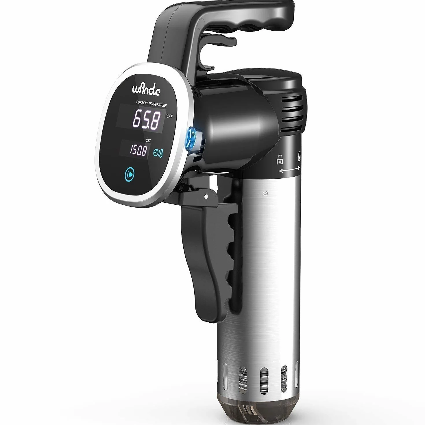 Wancle Sous Vide 850W Cucina a Bassa Temperatura, Nero
