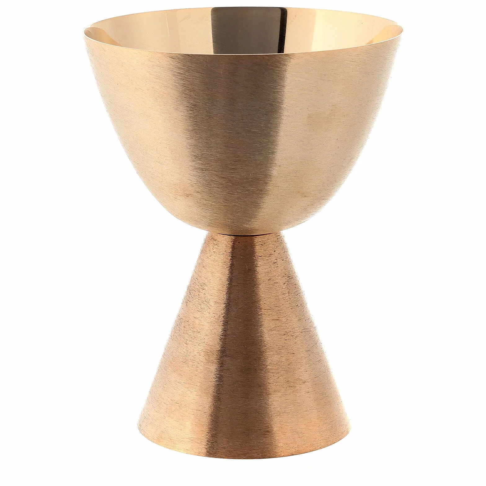 Holyart Calice, pisside, Patena, Patena offertoriale Satinati Bagno Oro, Patena offertoriale