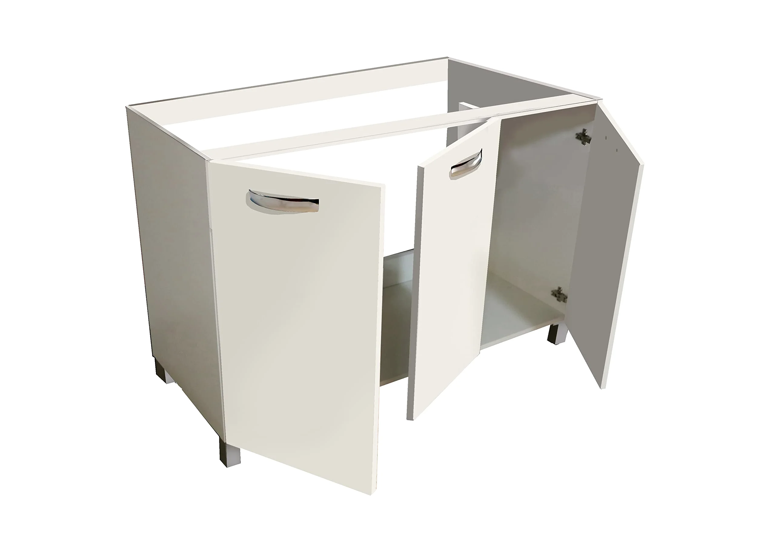 Mabel srl Mobile sottolavello 3 Ante 120 cm Colore bianco