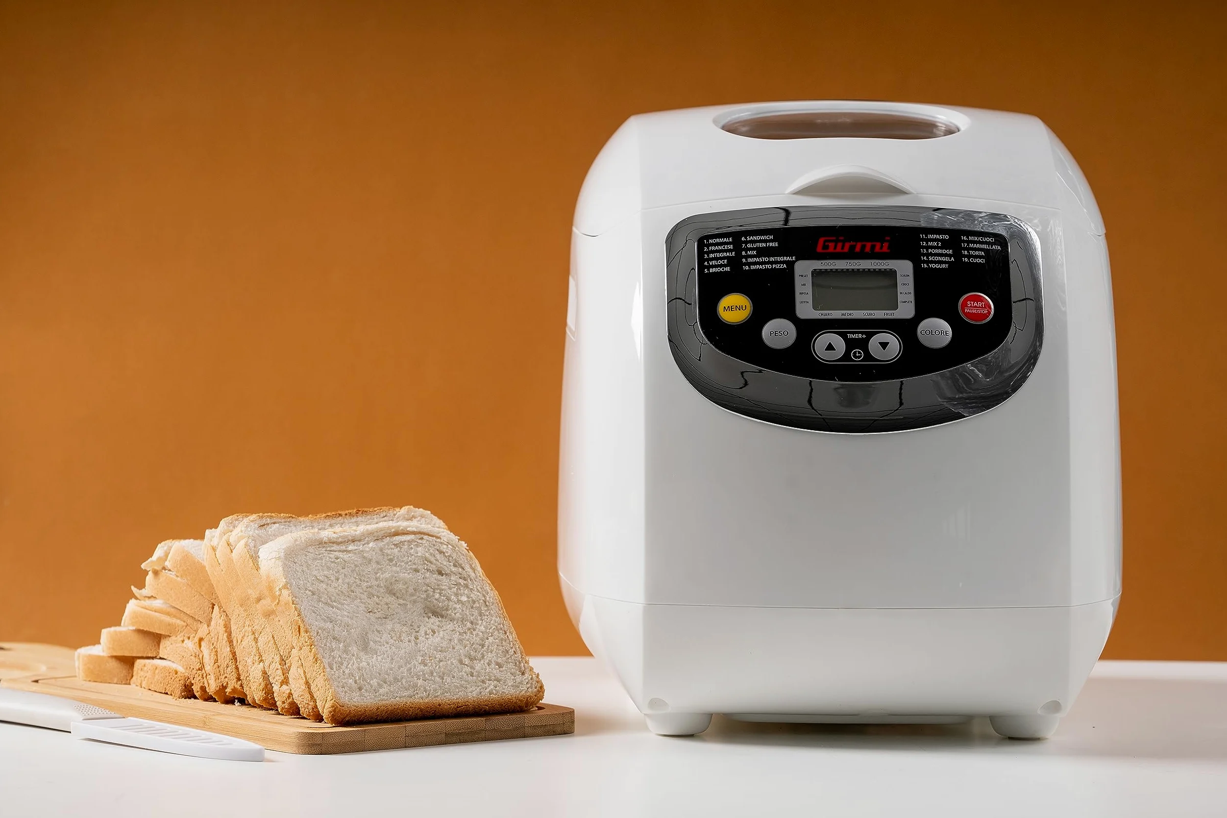Girmi MP2000 Macchina Del Pane, 1 Kg, 19 Programmi