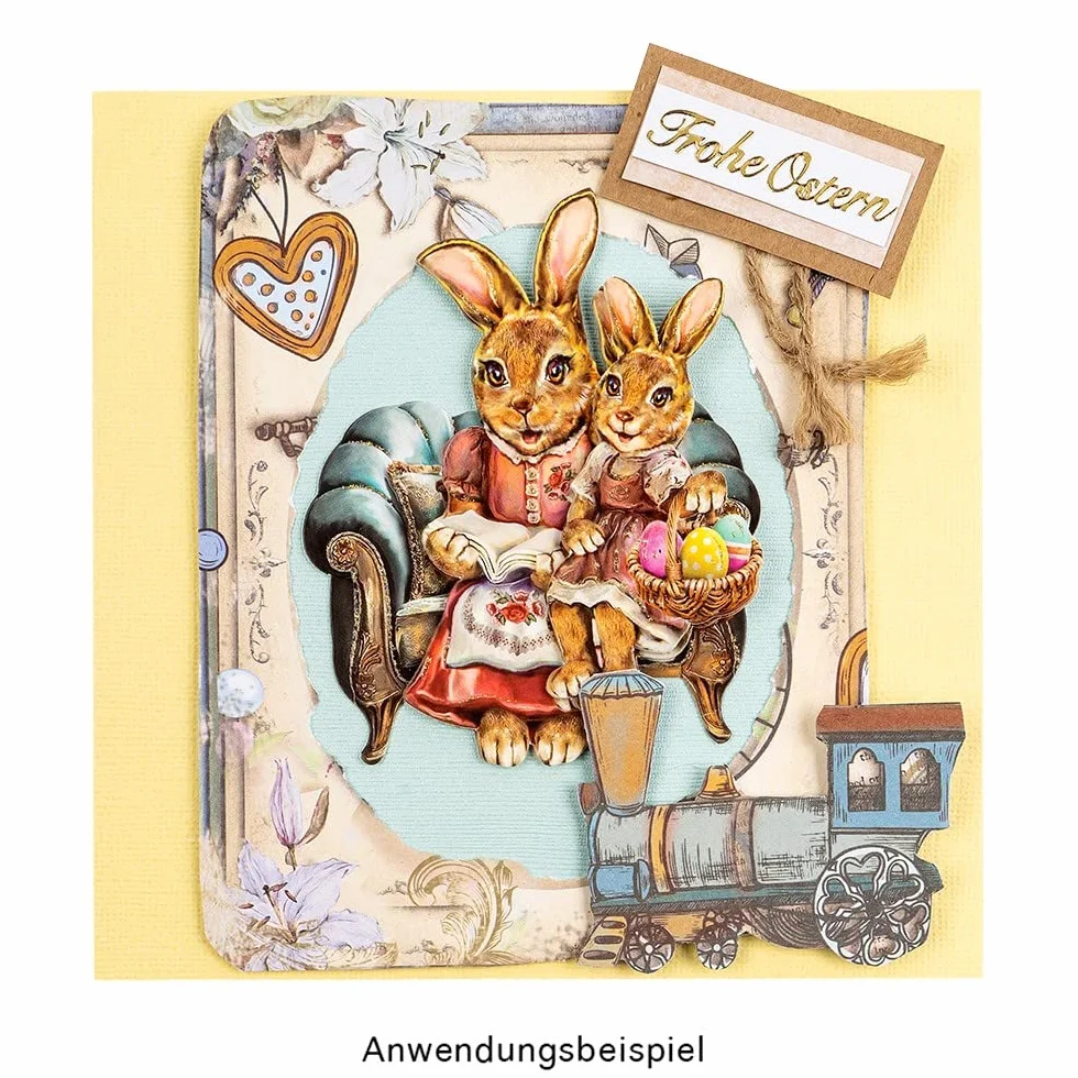 Carta dal disegno doppio 25 x 25 cm 250 g/m² blocco 20 fogli scrapbooking fai da te