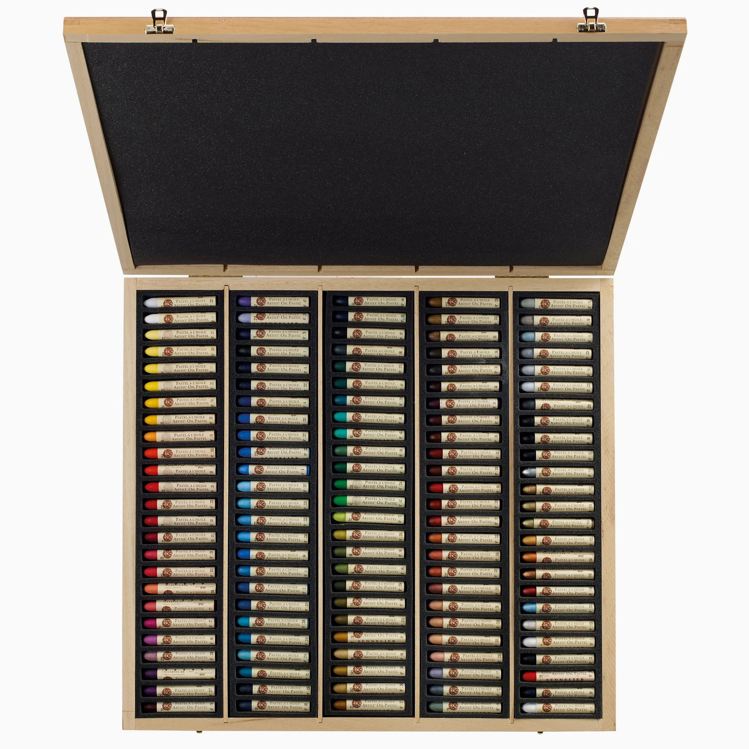 Sennelier Set di pastelli a olio, metallo, legno, multicolore, 120 pezzi (confezione da 1)