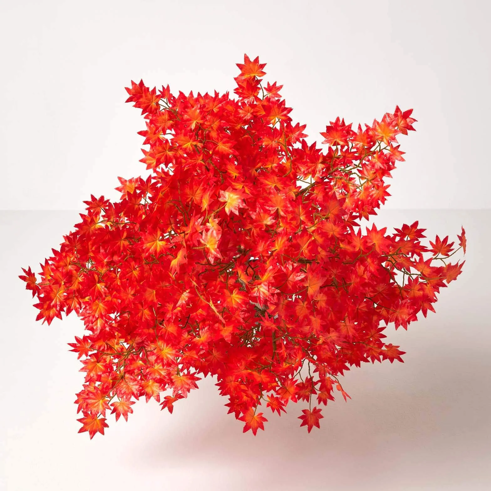 Homescapes acero rosso artificiale molto feuilli in vaso 160 cm