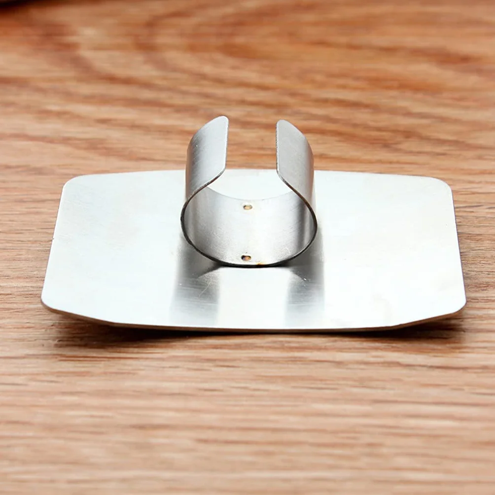 In Acciaio Inox Finger Kitchen Tool Guard Shield Guard Chop Safe Slice Hand Protector Strumento di Cottura Creativo e Popolare