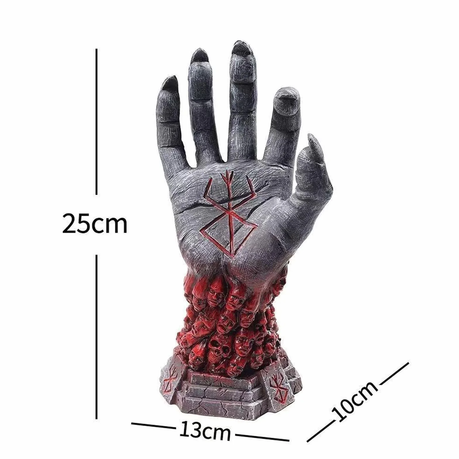 Statua Diavolo Mano di Dio Halloween Anime Berserker Ornamento Collezione Decorazione Casa