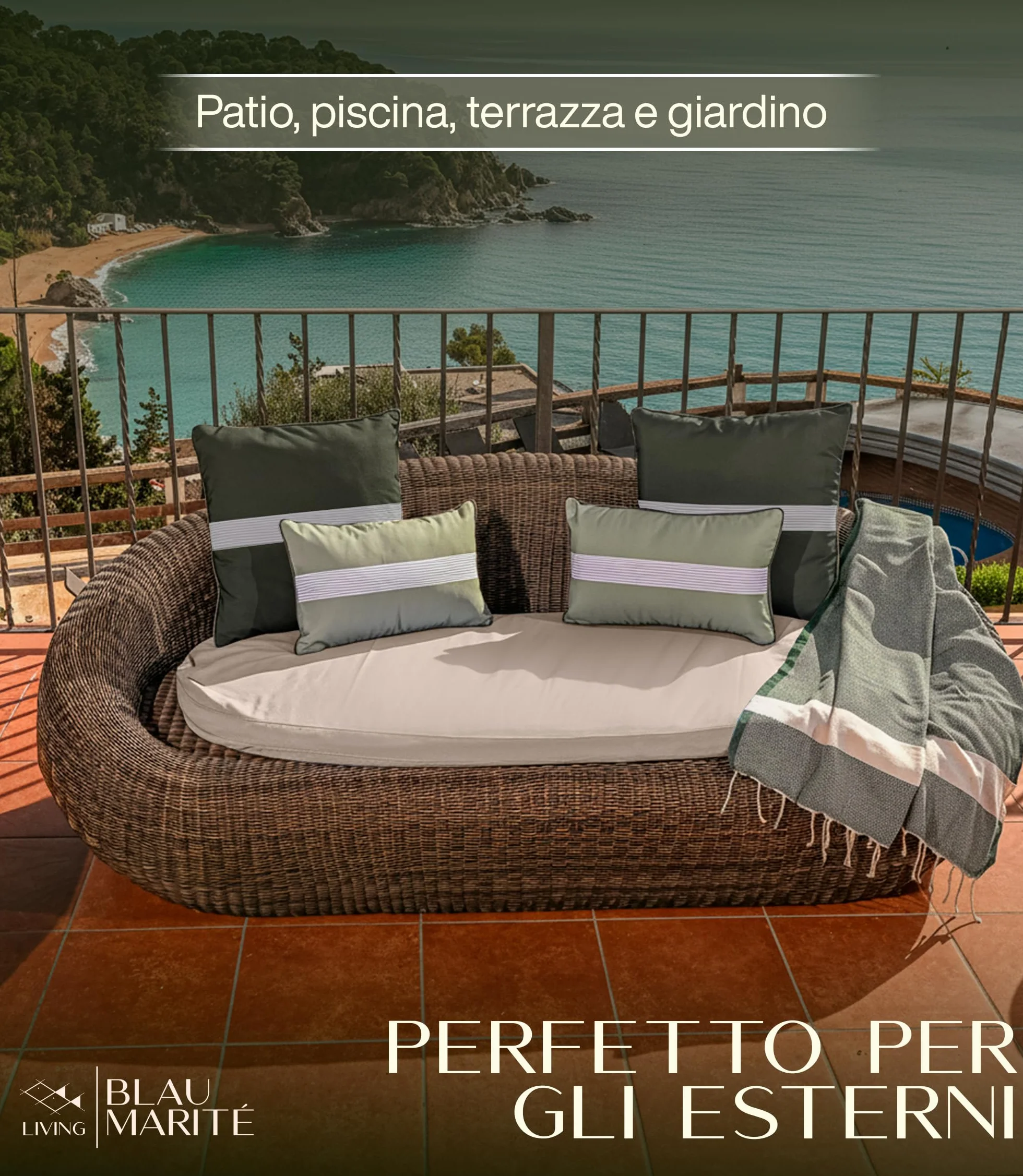 Set 2 Federe Cuscini da Esterno 30x50 cm – Impermeabili, Antimacchia, Resistenti ai Raggi UV – Morbide e Lavabili – Copricuscini Decorativi per Giardino, Balcone, Terrazza – Verde