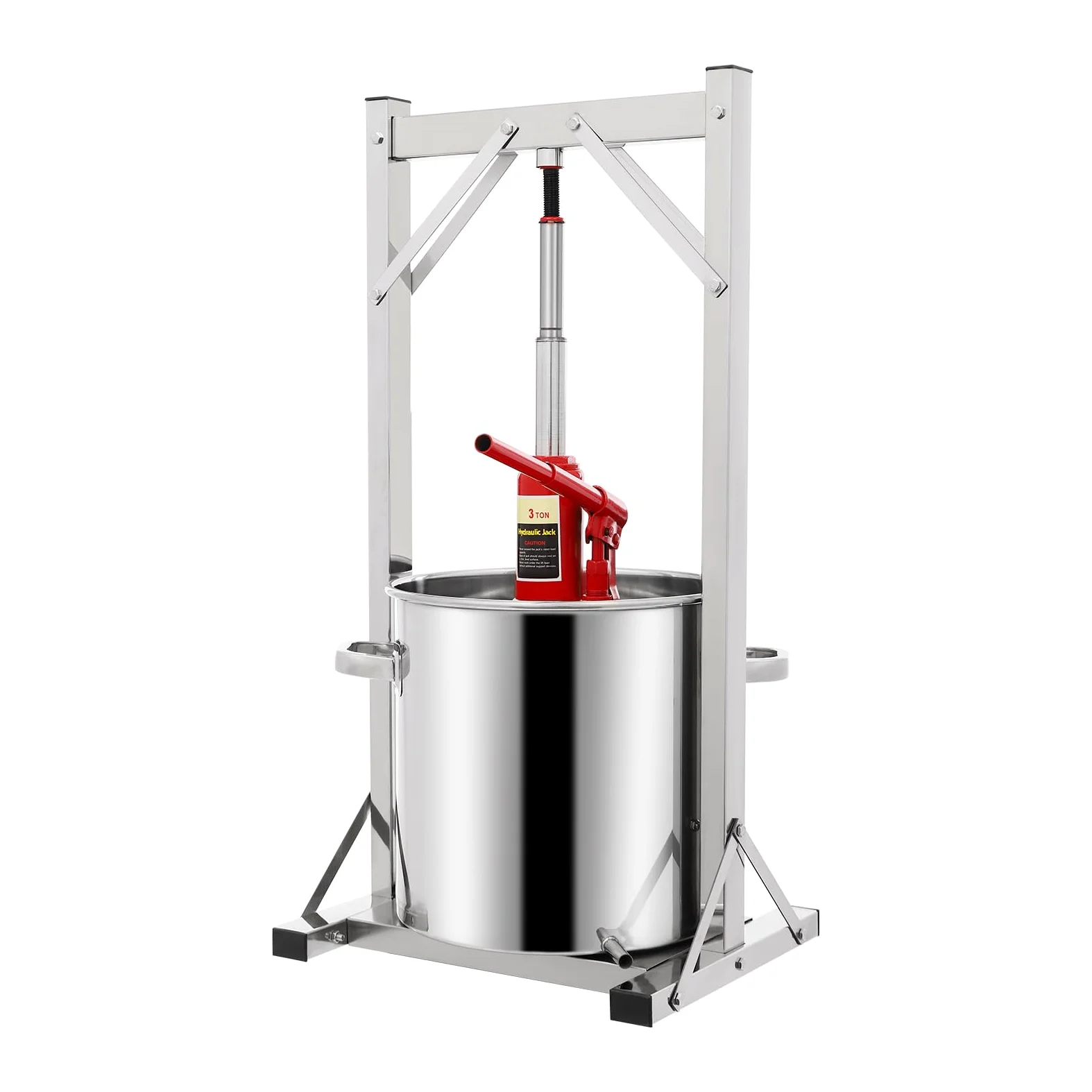 Spremiagrumi per vino di frutta, spremiagrumi, pressa idraulica, in acciaio inox, in acciaio inox, spremiagrumi, spremiagrumi manuale
