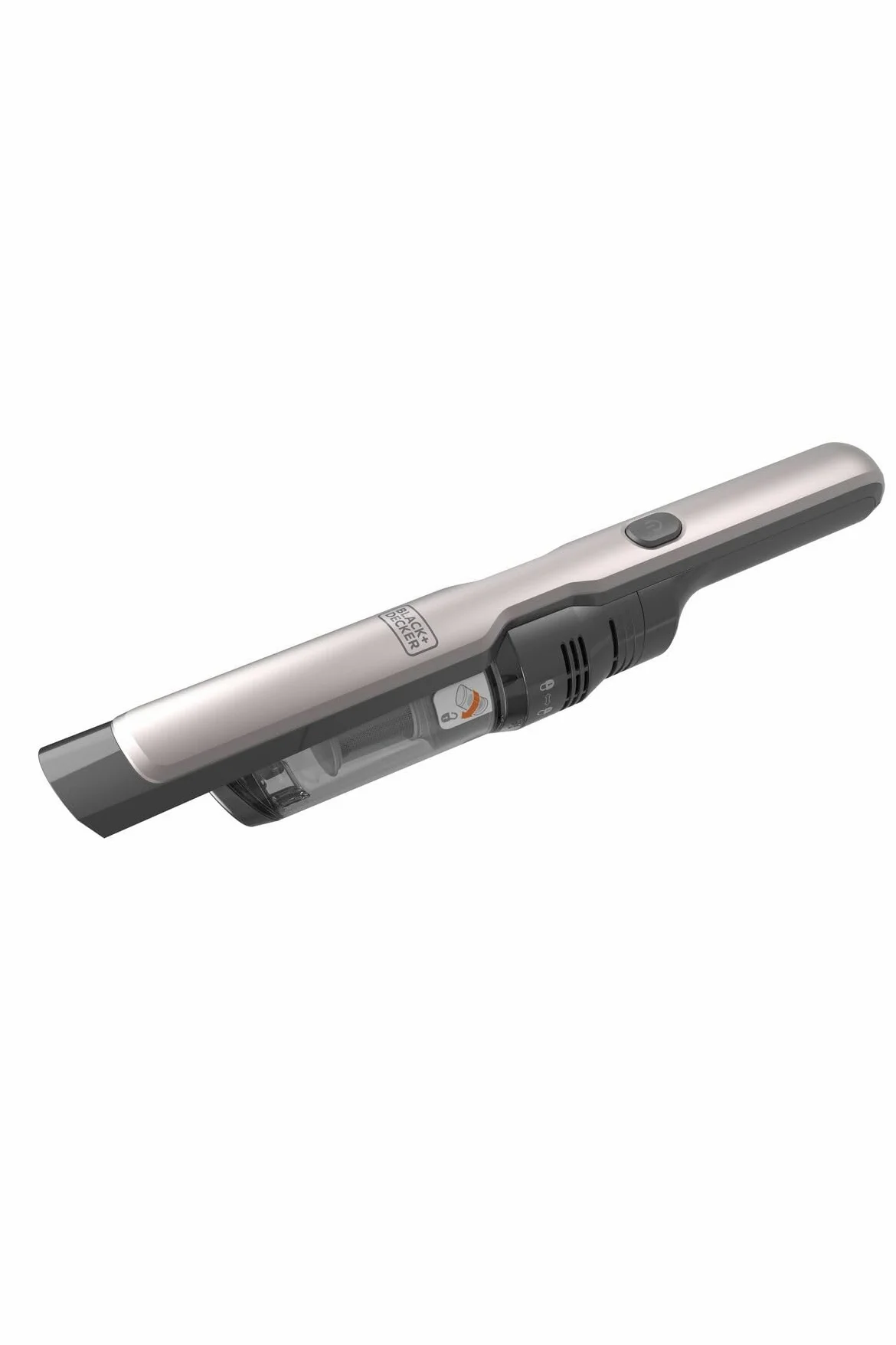BLACK+DECKER, Aspirabriciole senza Fili Portatile con Motore Digitale Super compatto e leggero,Capacità 120 ml, Bocchetta a lancia e spazzolina,Batteria rimovibile, rose gold,12 V, 24Wh. DVC320BRG-QW