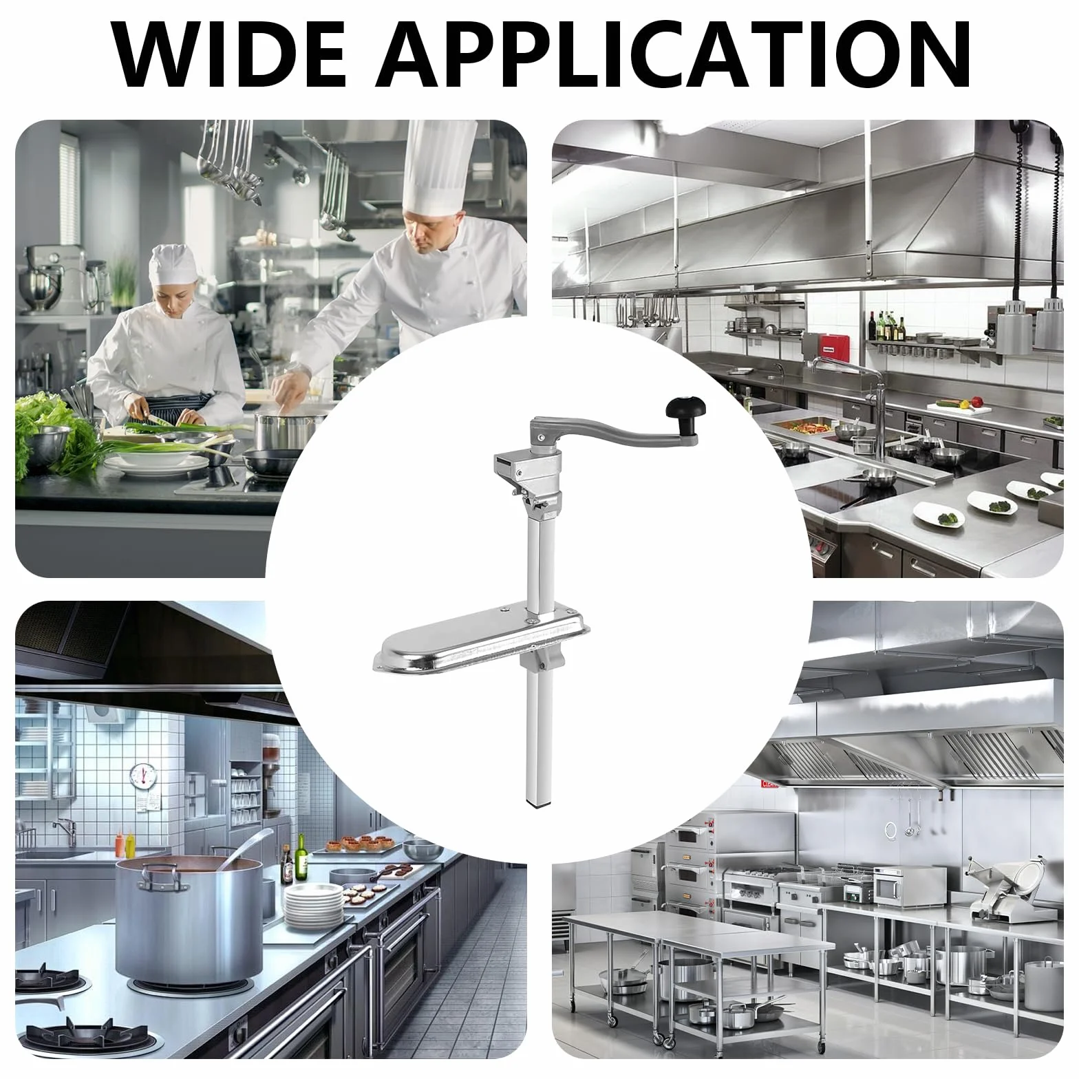 Apriscatole da Tavolo in Lega di Alluminio Professionale per Catering