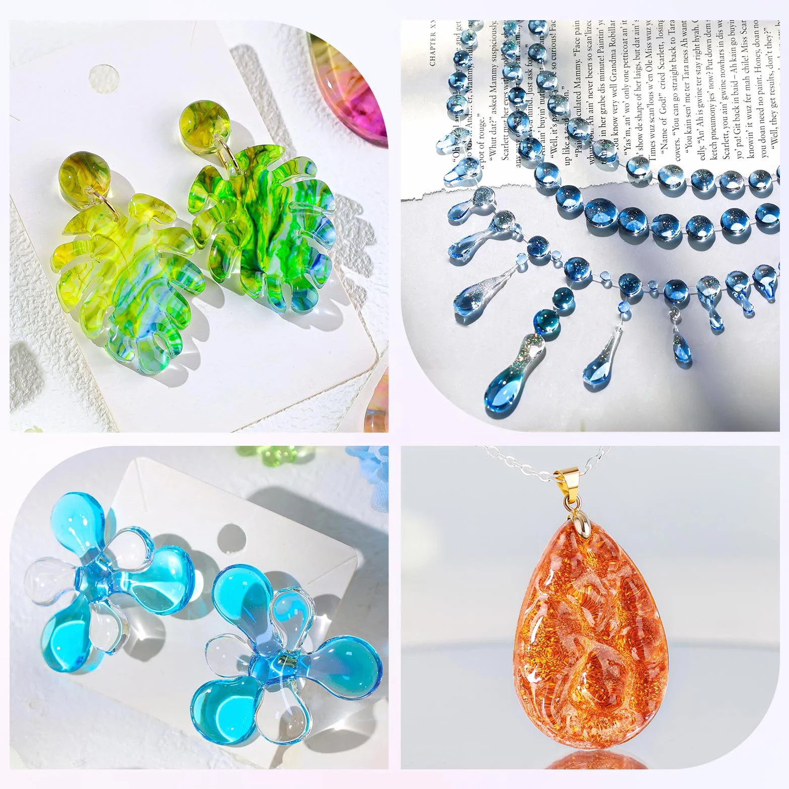 HeyClear Kit Resina UV 300g - Resina Epossidica UV Trasparente