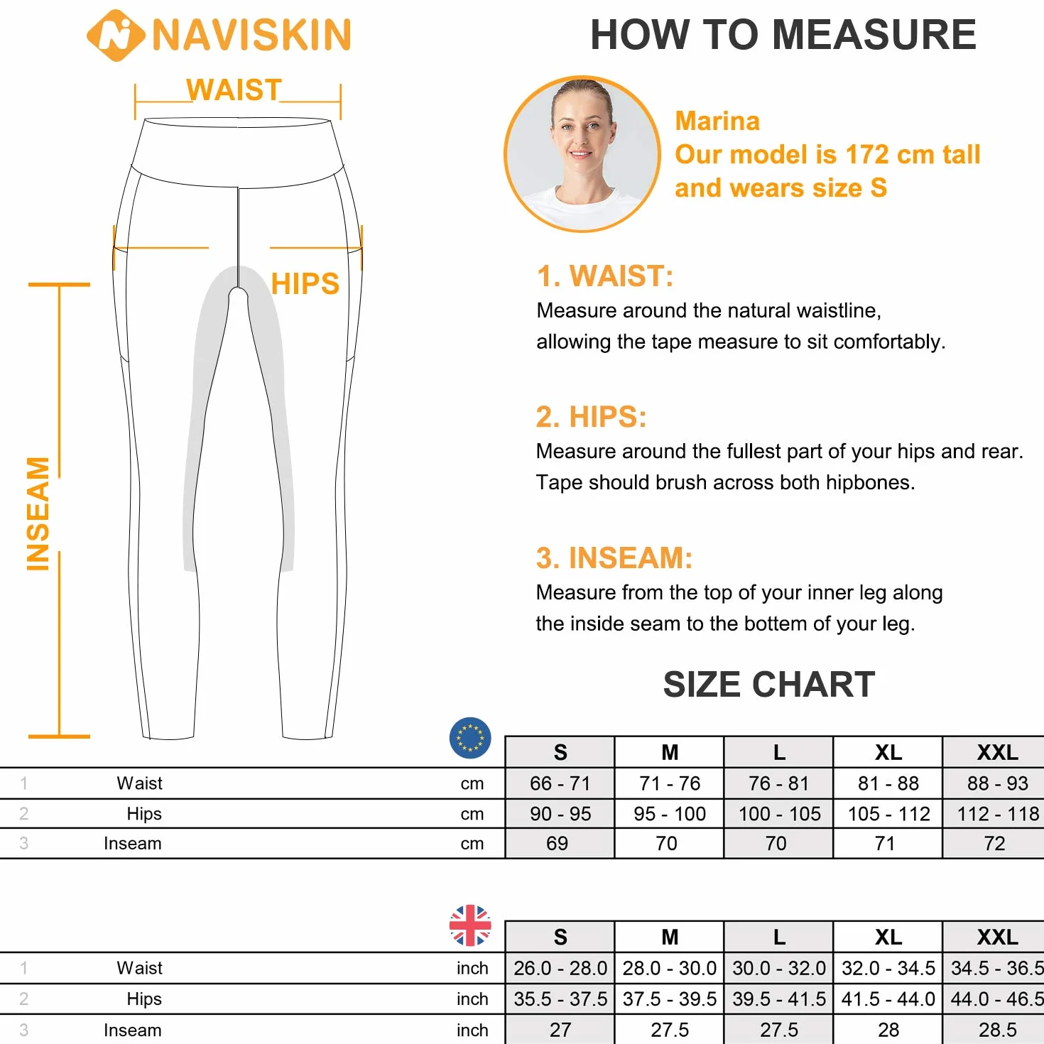 NAVISKIN Pantaloni da Equitazione Donna Calzamaglia Impugnatura Silicone Morbido Elastico