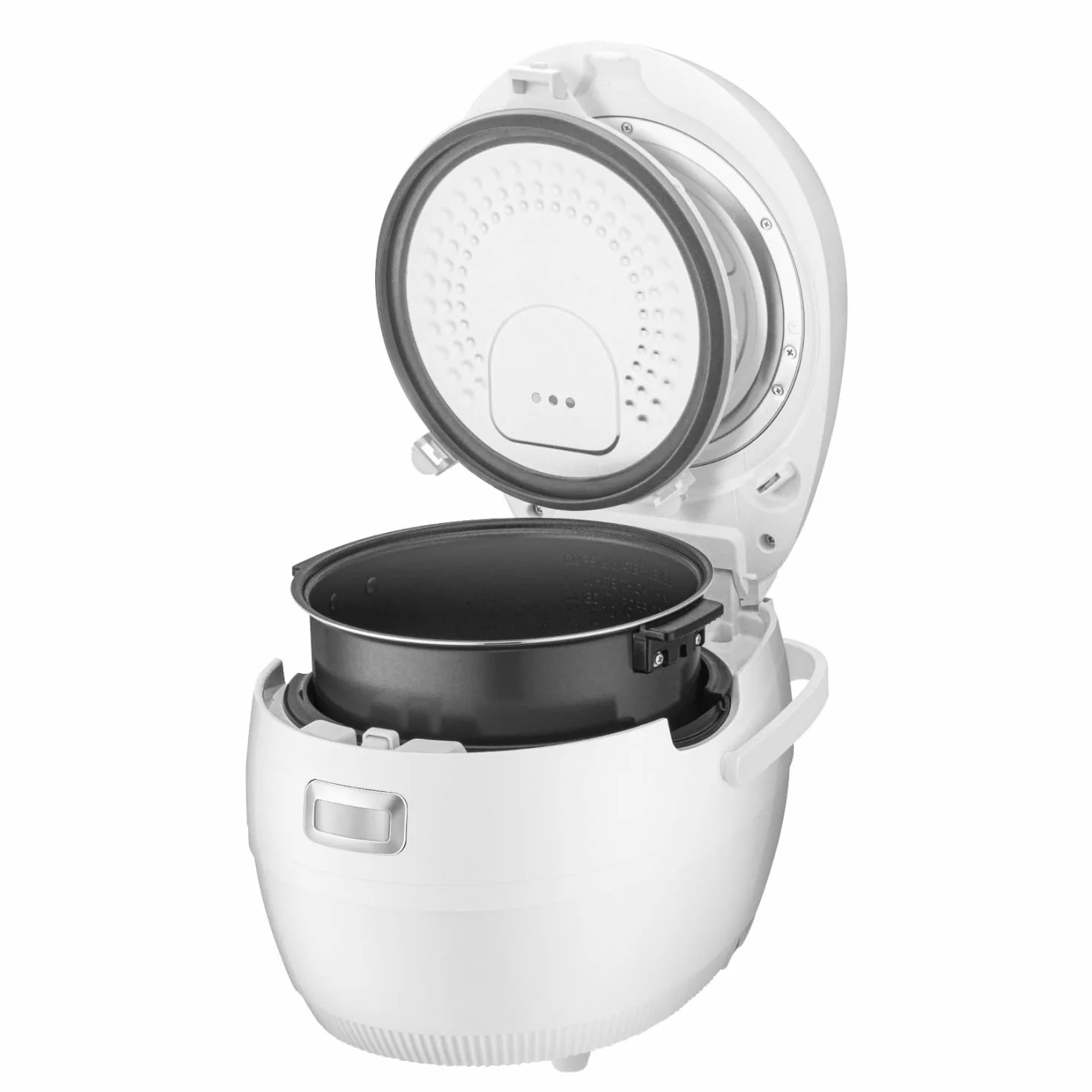 Cuckoo CR-1020F - Pentola interna antiaderente, funzione autoclean, capacità 1,8 l (10 porzioni) - 890 W - Bianco