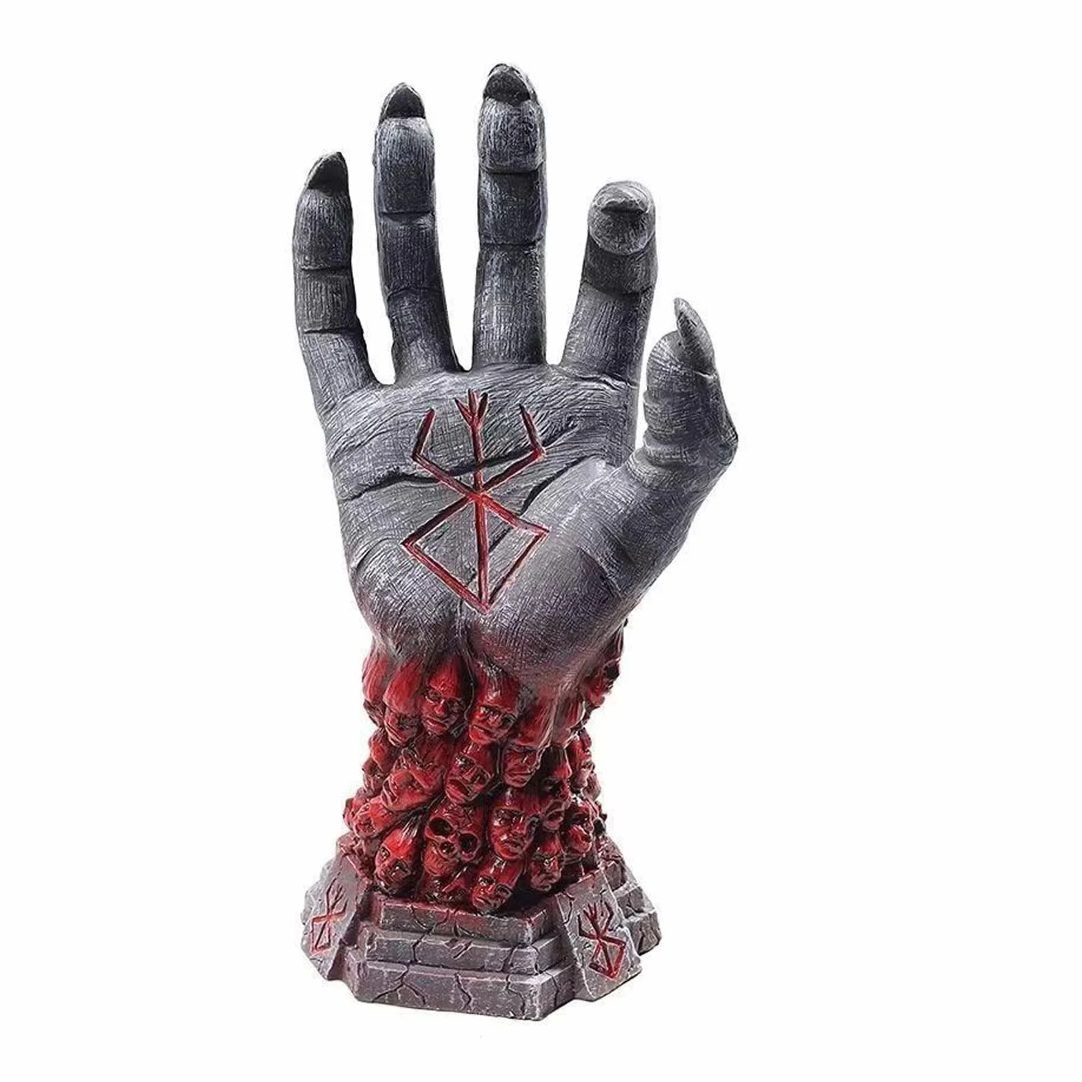 Statua Diavolo Mano di Dio Halloween Anime Berserker Ornamento Collezione Decorazione Casa
