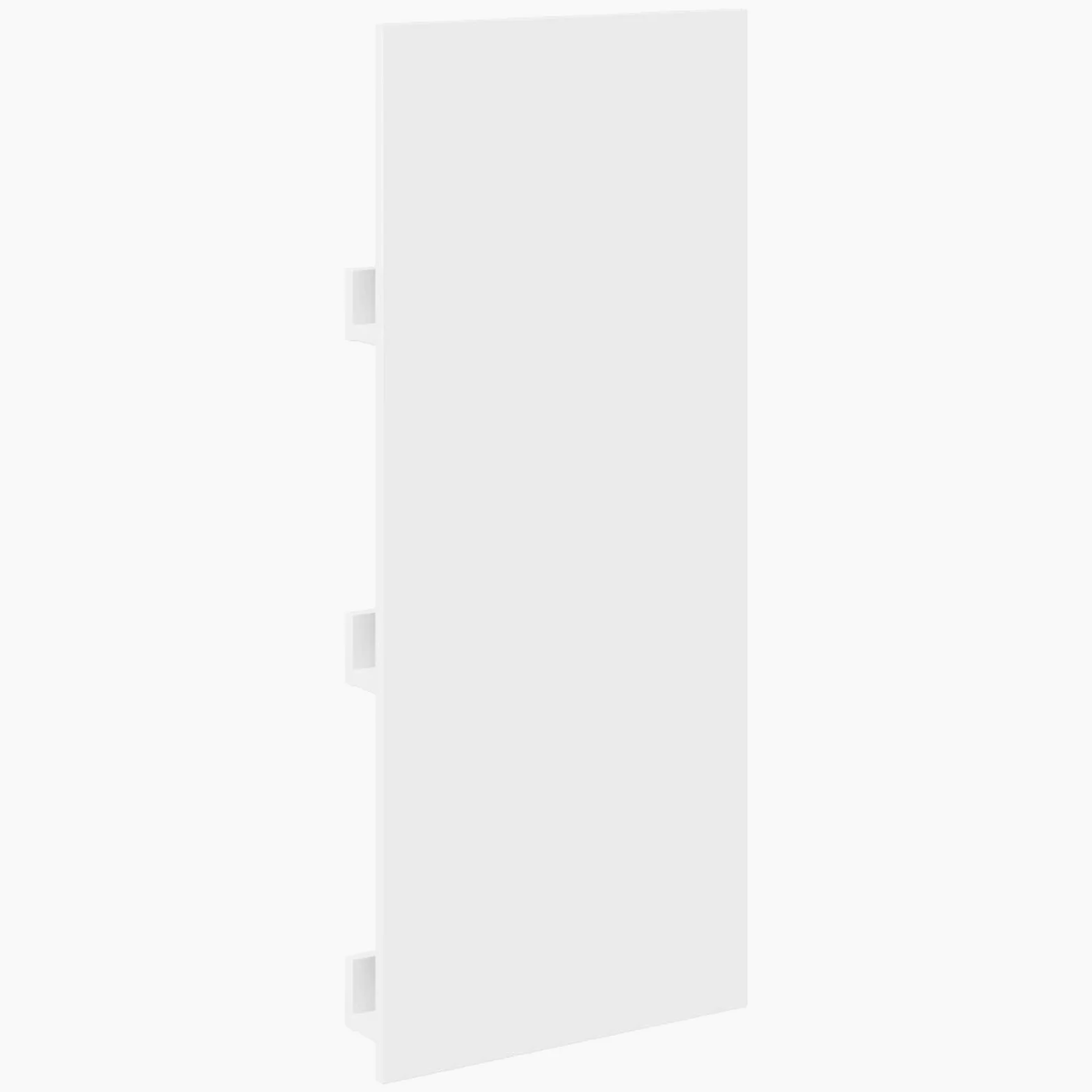 Scaffale portariviste con mensola bianca, 43 x 11 x 102 cm, in legno, portariviste, portariviste, organizer per soggiorno, ufficio