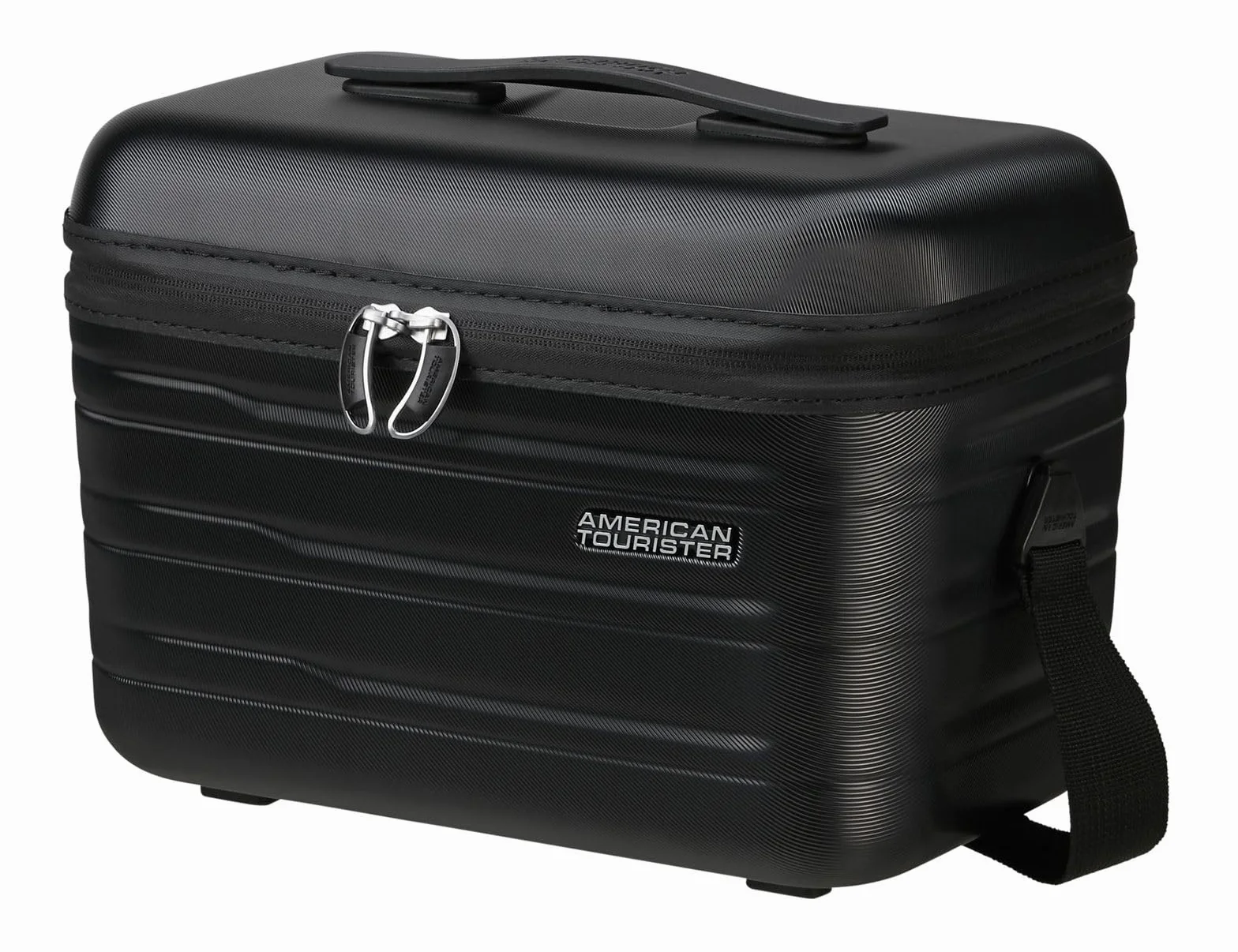 American Tourister Flashline - Beauty Case, 36 cm, Dark Black