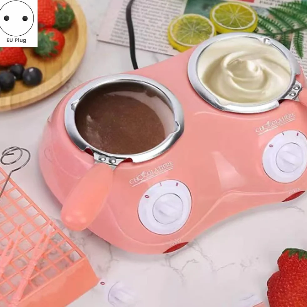 Forno Elettrico per Sciogliere Il Cioccolato A Bagnomaria, Macchina per Sciogliere Il Cioccolato A Doppia velocità con Pentola Calda, Spina UE