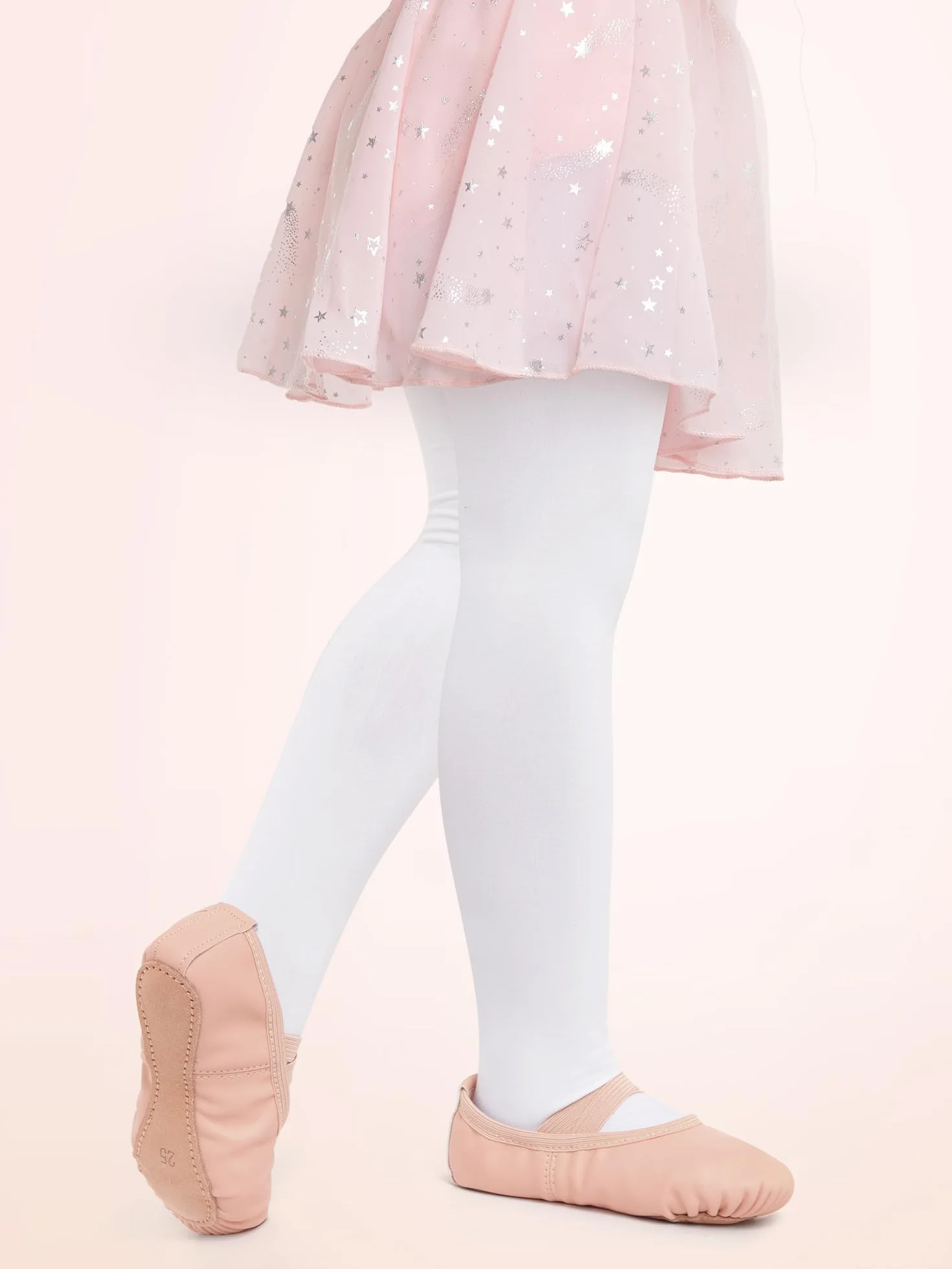 Scarpette Danza Classica Bambina Pelle Scarpe da Ballo Fodera Cotone Ispessito Ragazze Ballerina Cinghie Elastiche Incrociate