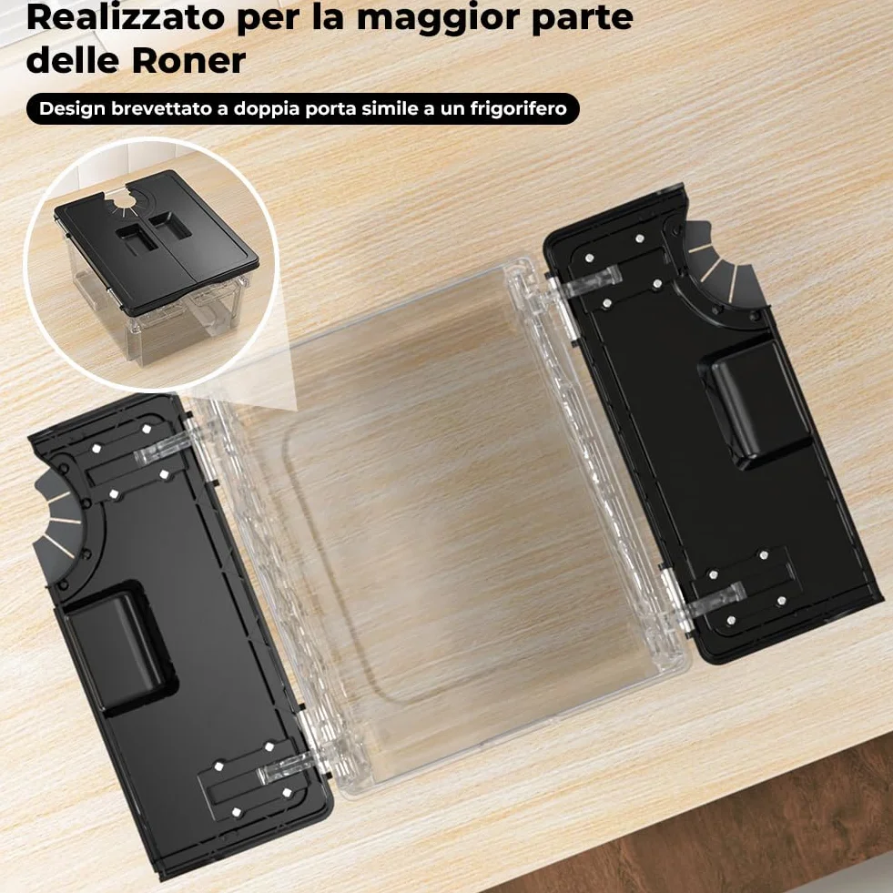Sous Vide Contenitore 11L con Coperchio e Rastrelliera Policarbonato Trasparente Senza BPA
