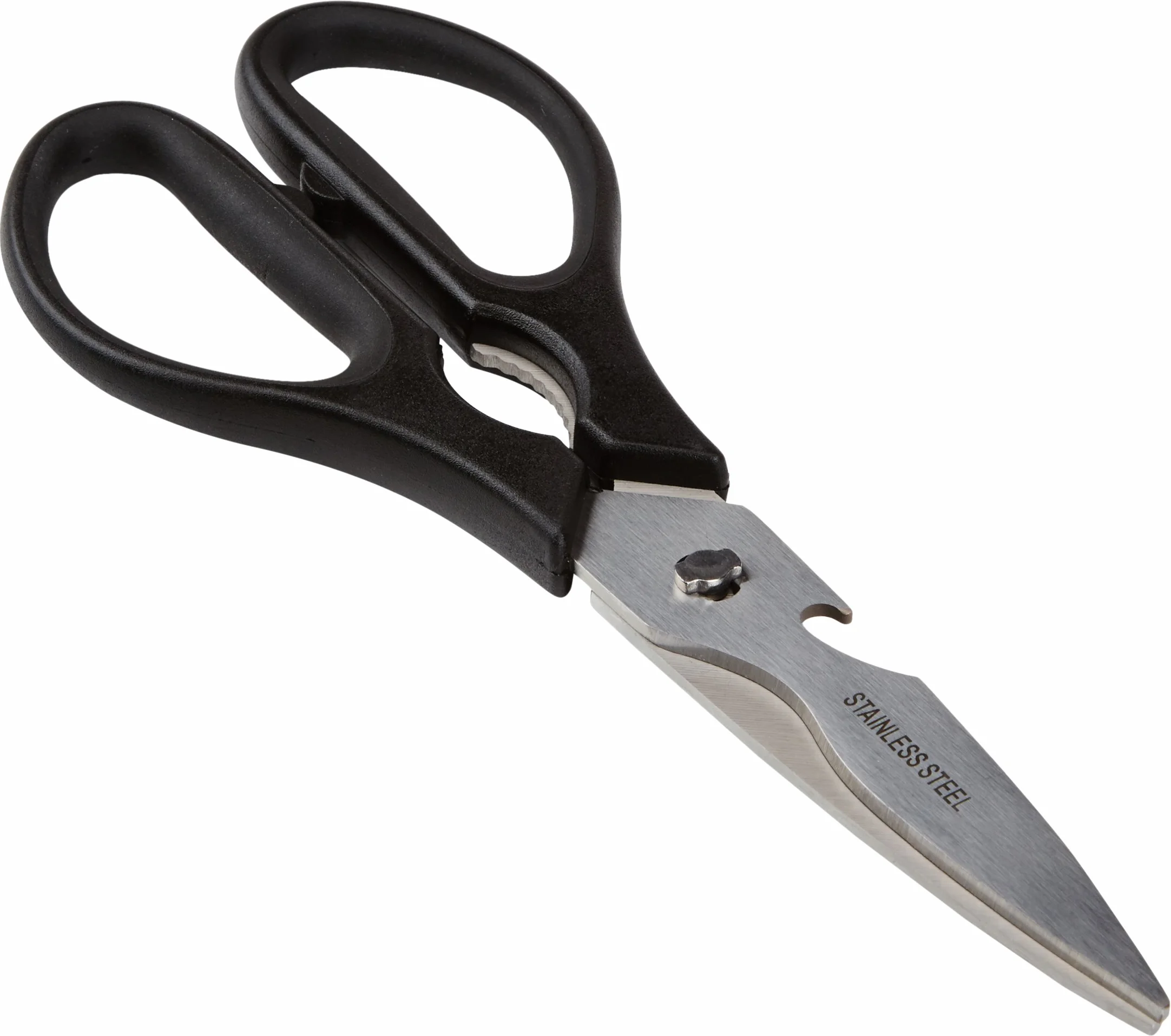 Amazon Basics Forbici multifunzione da cucina, 8 inch, modello Premium, Nero