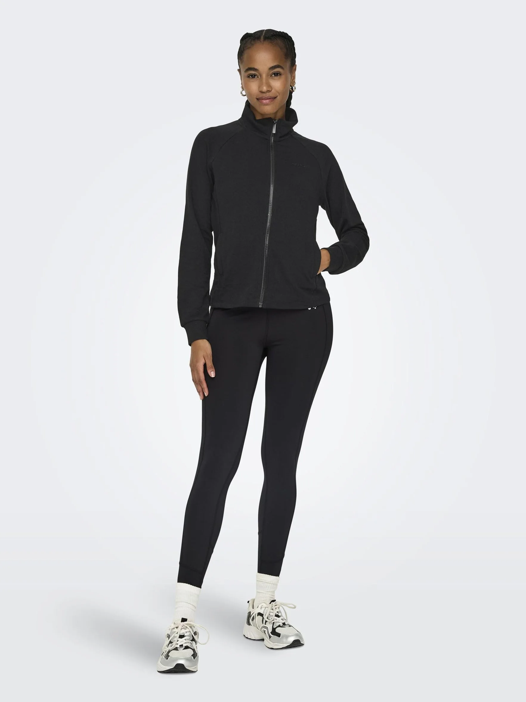 ONPMELINA LS HN Zip Swt Nero L